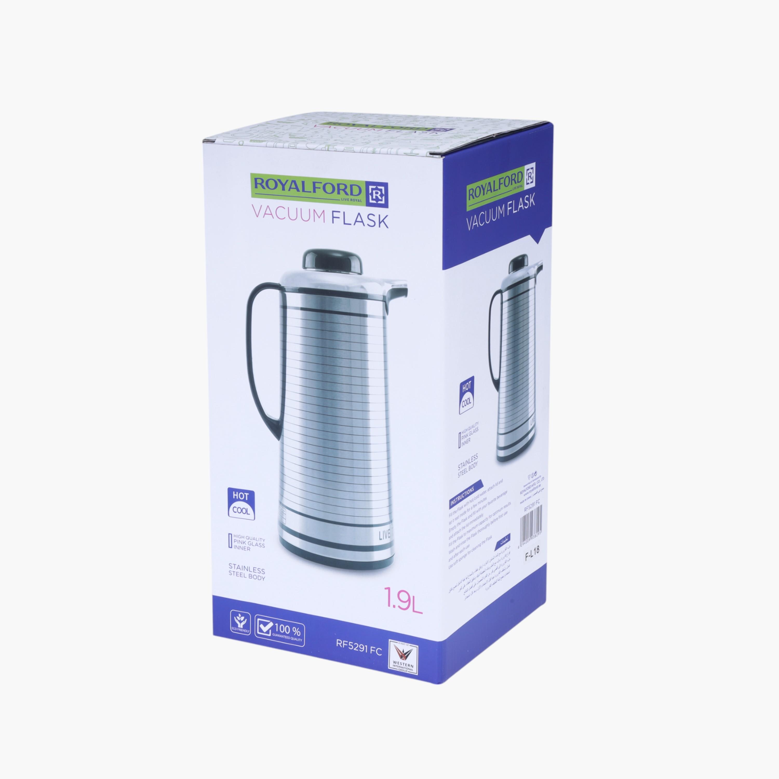 Royalford Vacuum Flask - 1.9 L-household-dining-teaandcoffee-vacuumflaskscoffeeandteapots-image-3