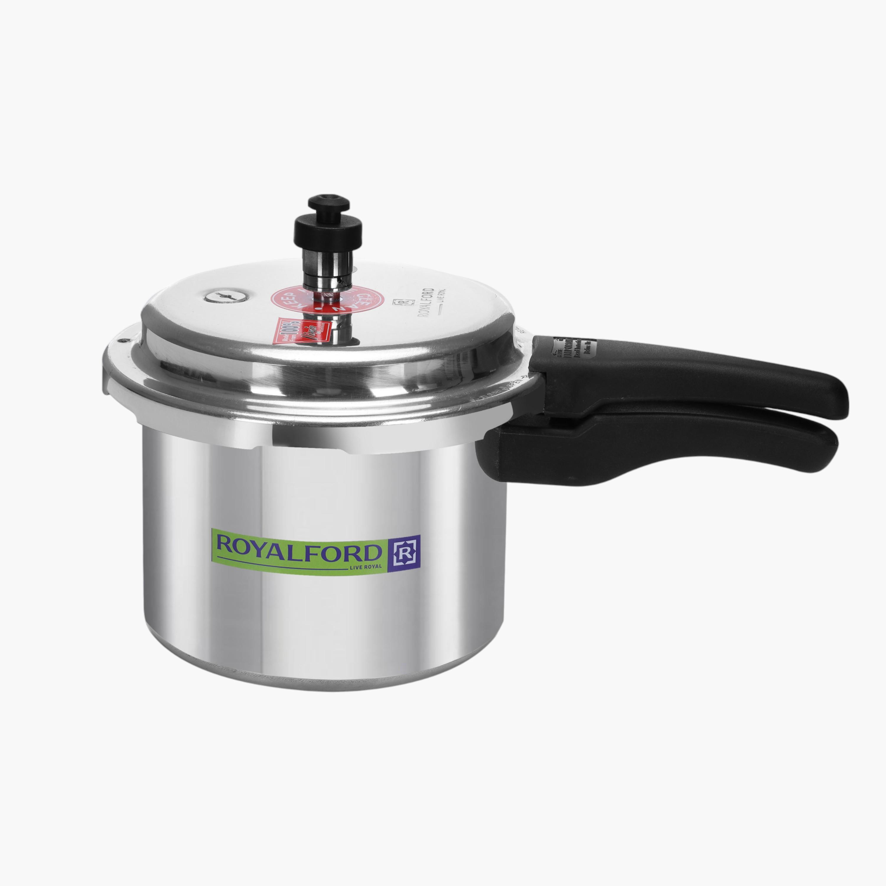 Aluminium Induction Base Pressure Cooker - 1.3 L-household-kitchen-cookware-potsandpans-image-5