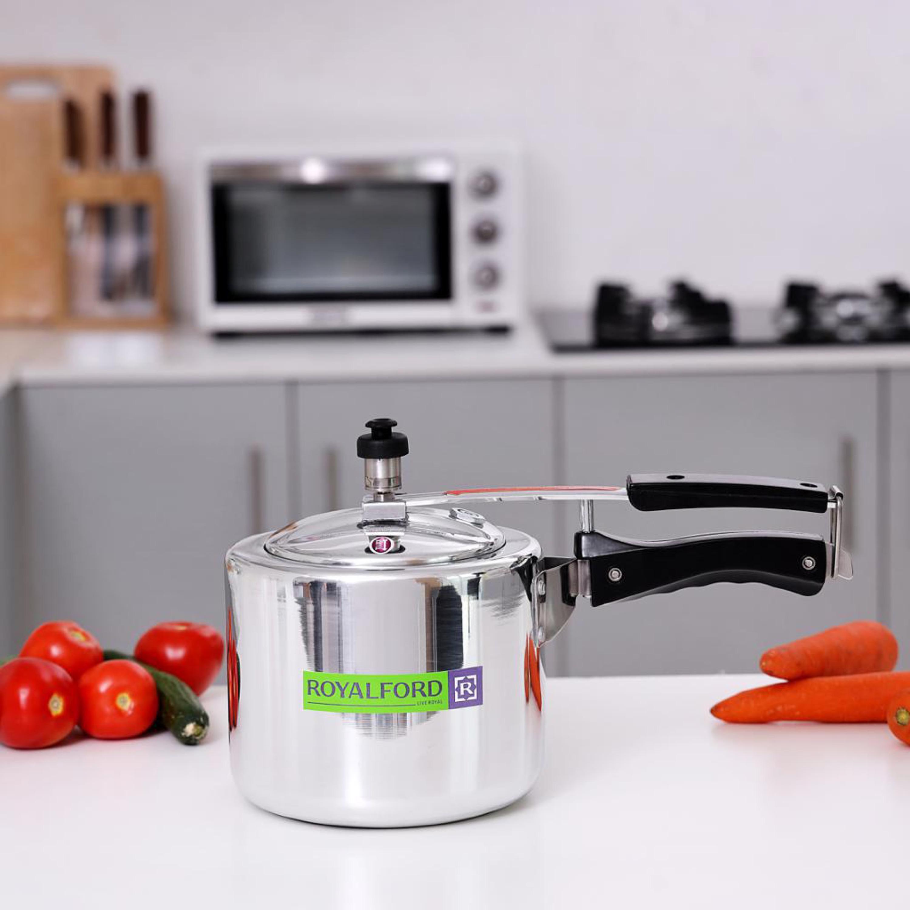 Aluminium Pressure Cooker - 3 L-household-kitchen-cookware-potsandpans-image-2