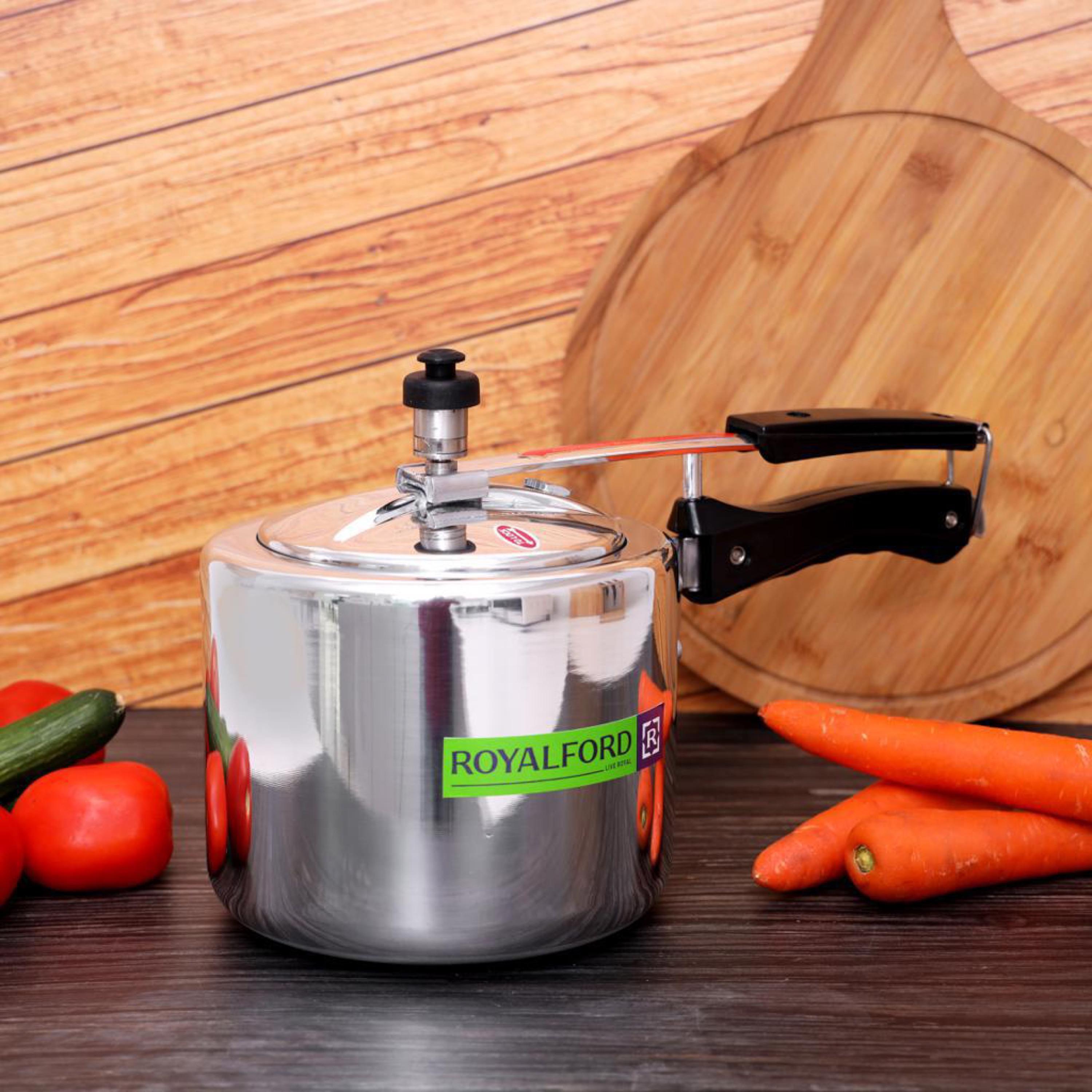 Aluminium Pressure Cooker - 3 L-household-kitchen-cookware-potsandpans-image-3