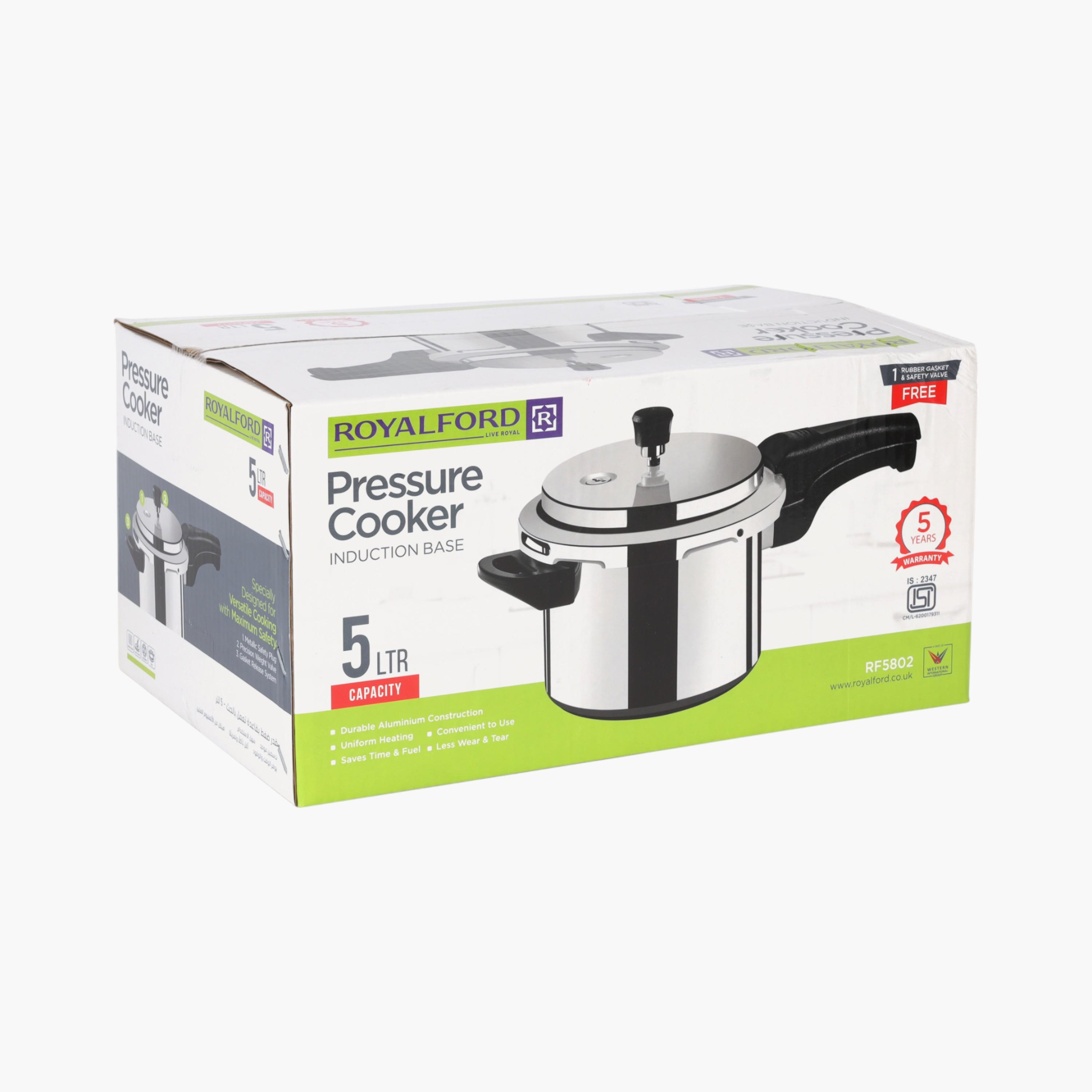 Aluminium Pressure Cooker - 5 L-household-kitchen-cookware-potsandpans-image-7