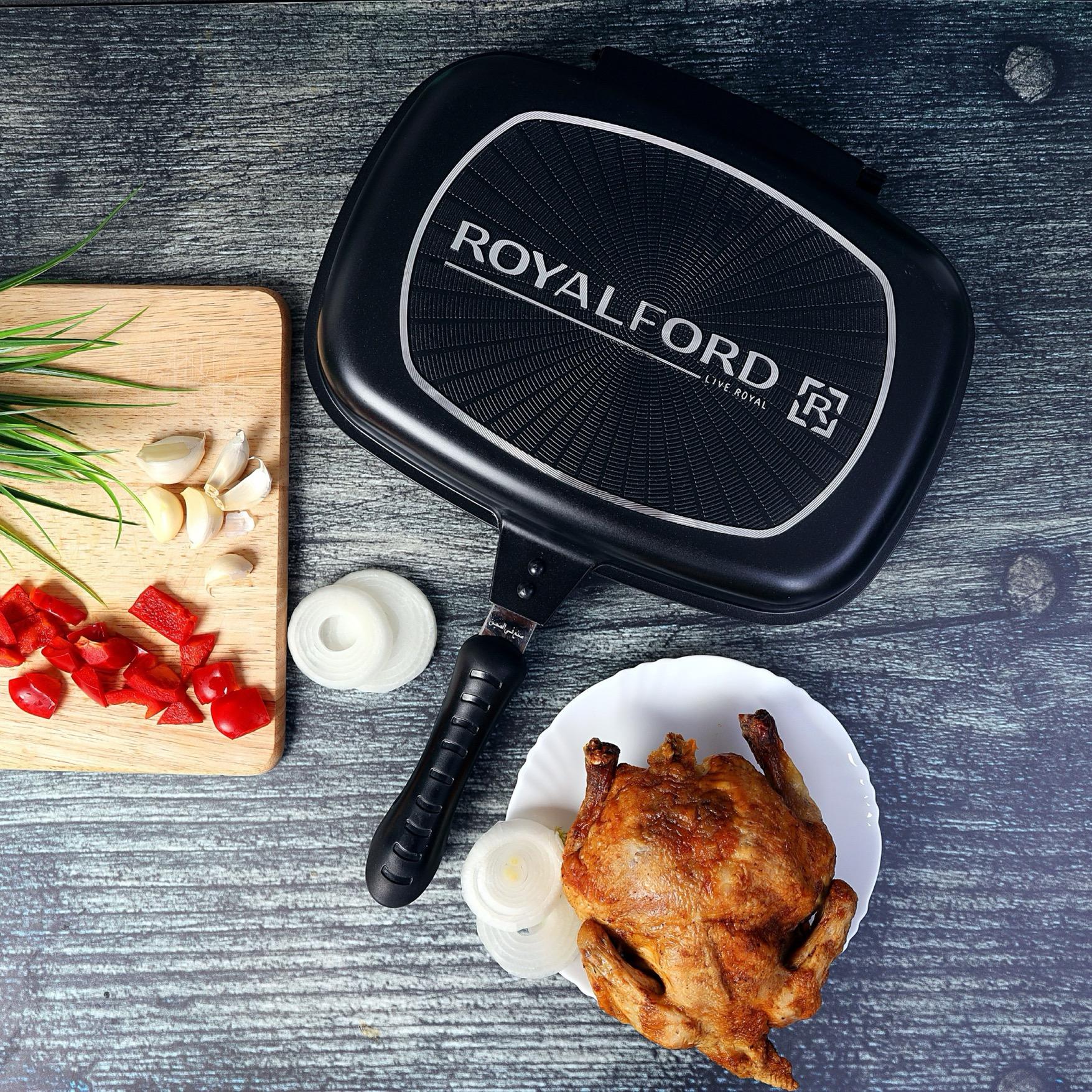 Royalford Double Grill Pan - 32 cms-household-kitchen-cookware-potsandpans-image-11