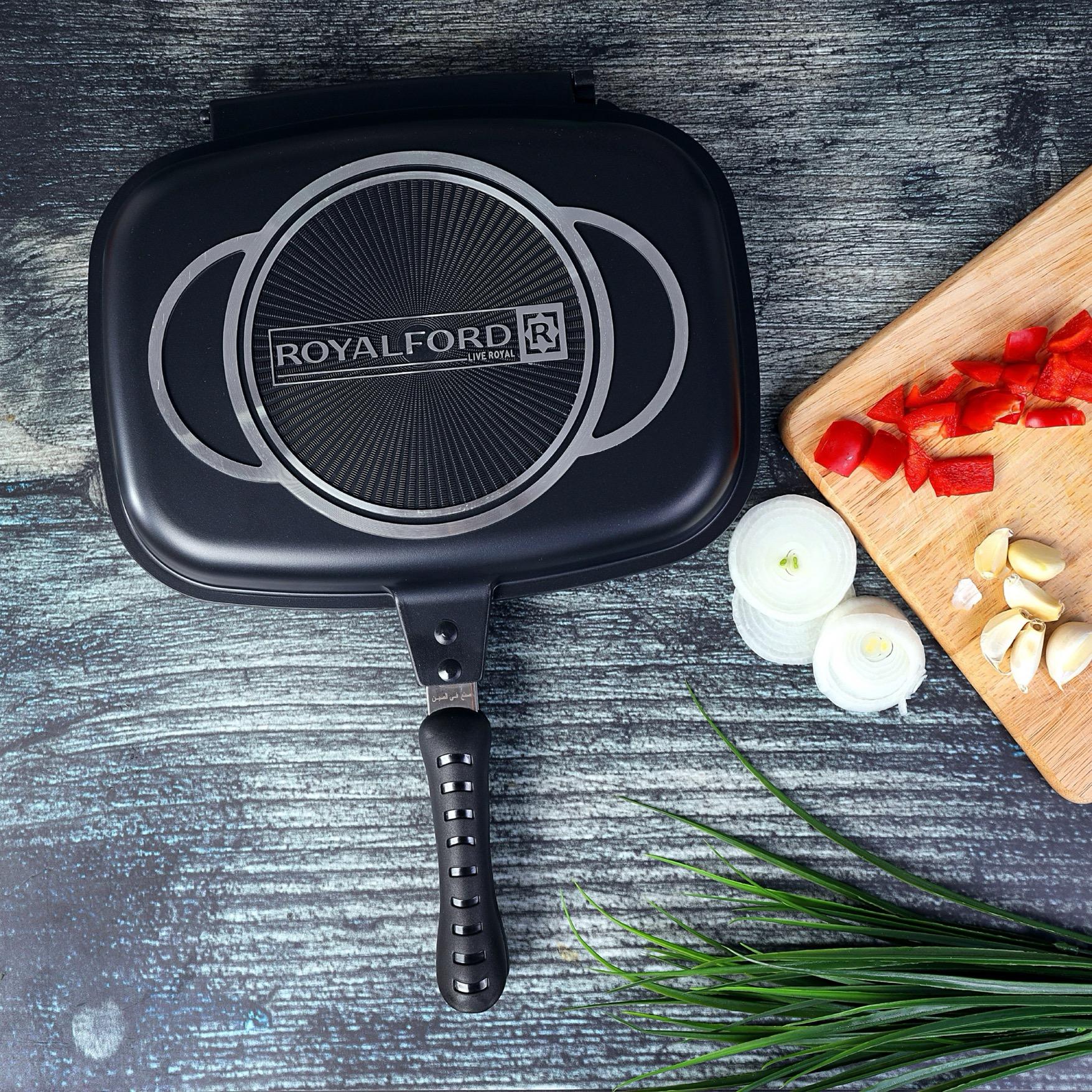 Royalford Double Grill Pan - 32 cms-household-kitchen-cookware-potsandpans-image-9