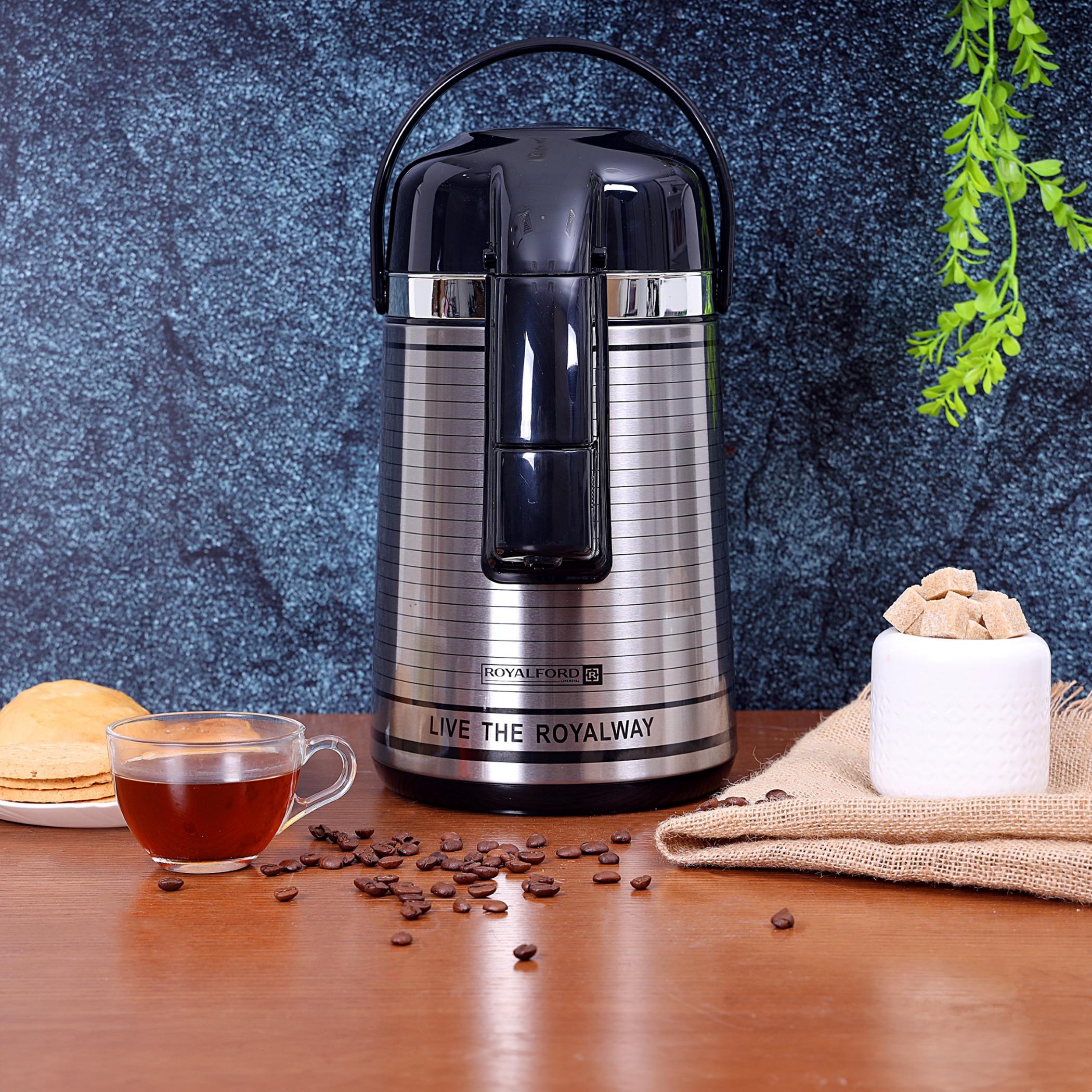 Airpot Glass Vacuum Flask - 3 L-household-dining-teaandcoffee-vacuumflaskscoffeeandteapots-image-10