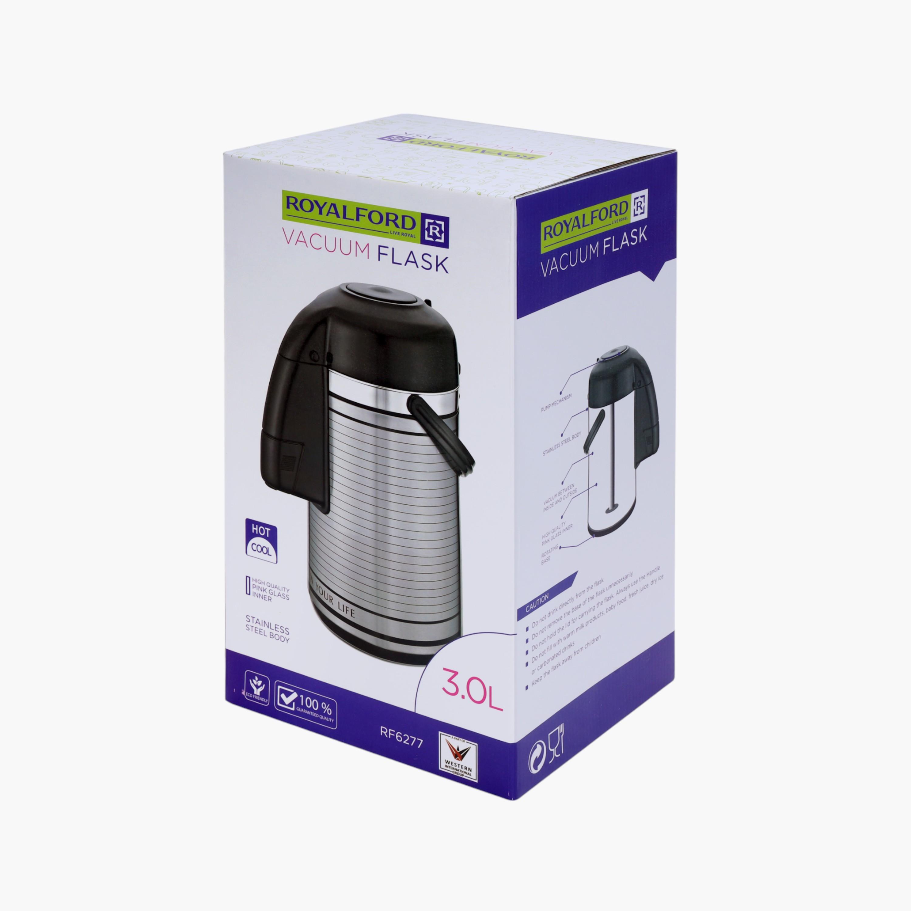 Airpot Glass Vacuum Flask - 3 L-household-dining-teaandcoffee-vacuumflaskscoffeeandteapots-image-11
