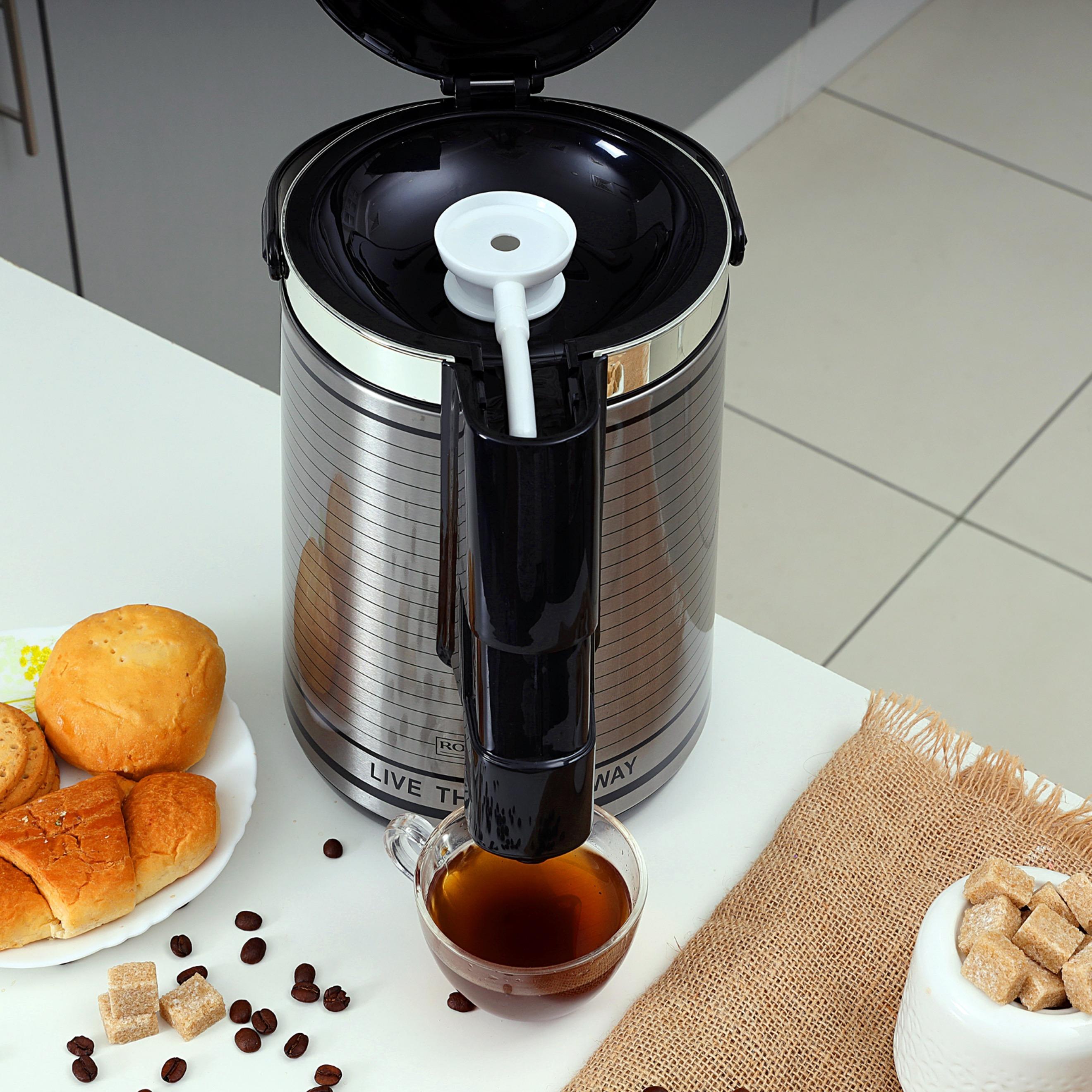 Airpot Glass Vacuum Flask - 3 L-household-dining-teaandcoffee-vacuumflaskscoffeeandteapots-image-8