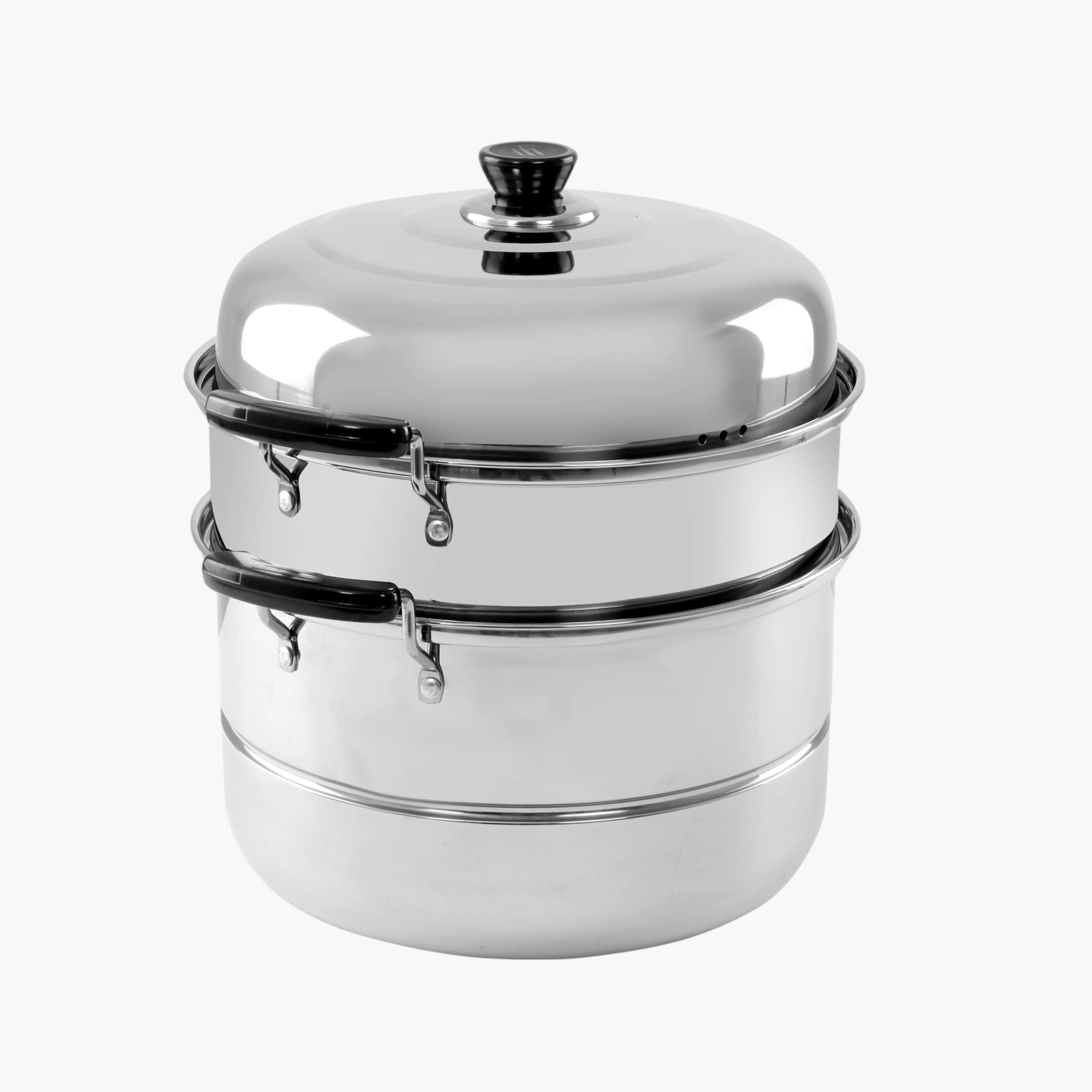 Royalford 2 Layer Stainless Steel Steamer - 9 L-household-appliances-kitchenappliances-otherkitchenappliances-image-1