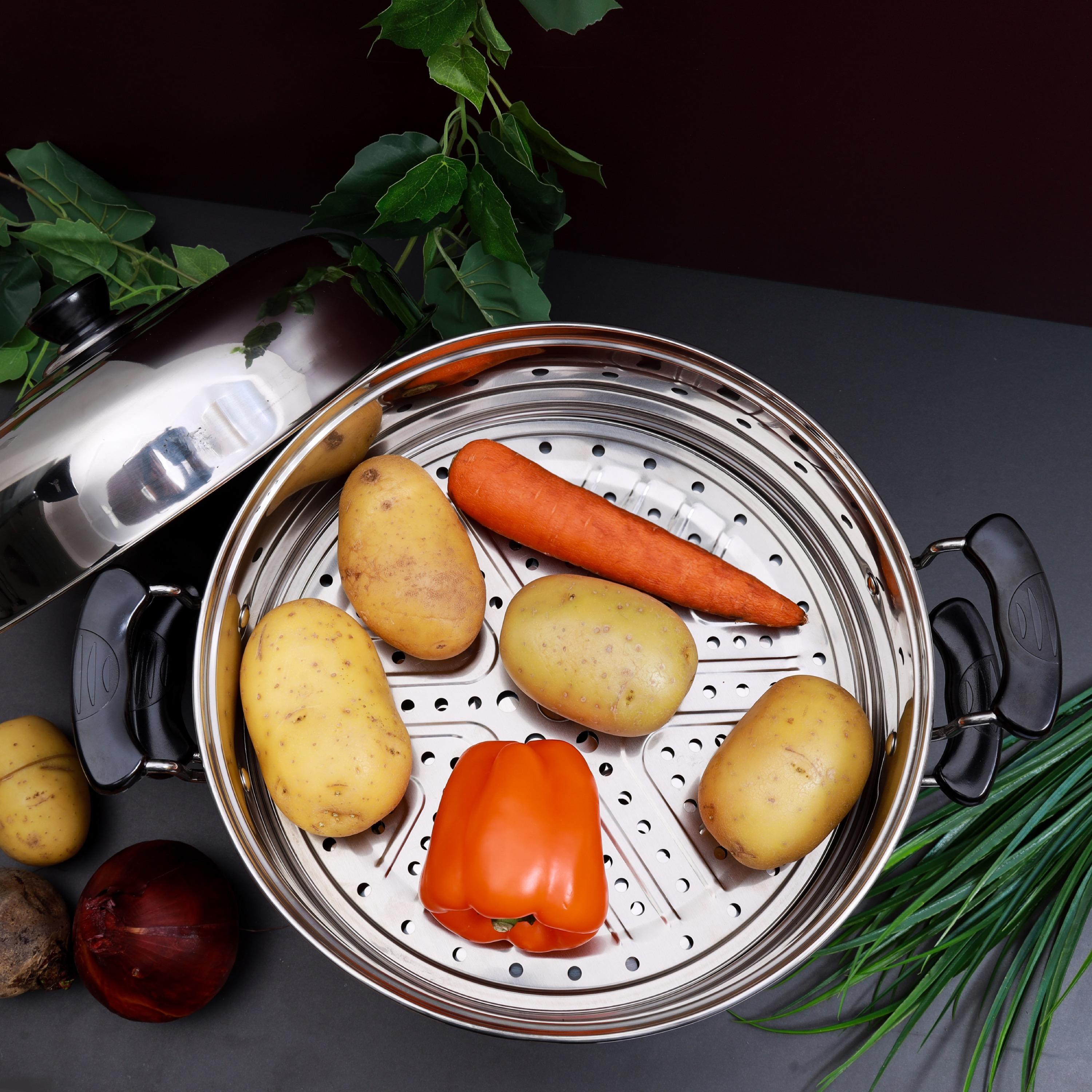 Royalford 2 Layer Stainless Steel Steamer - 9 L-household-appliances-kitchenappliances-otherkitchenappliances-image-8