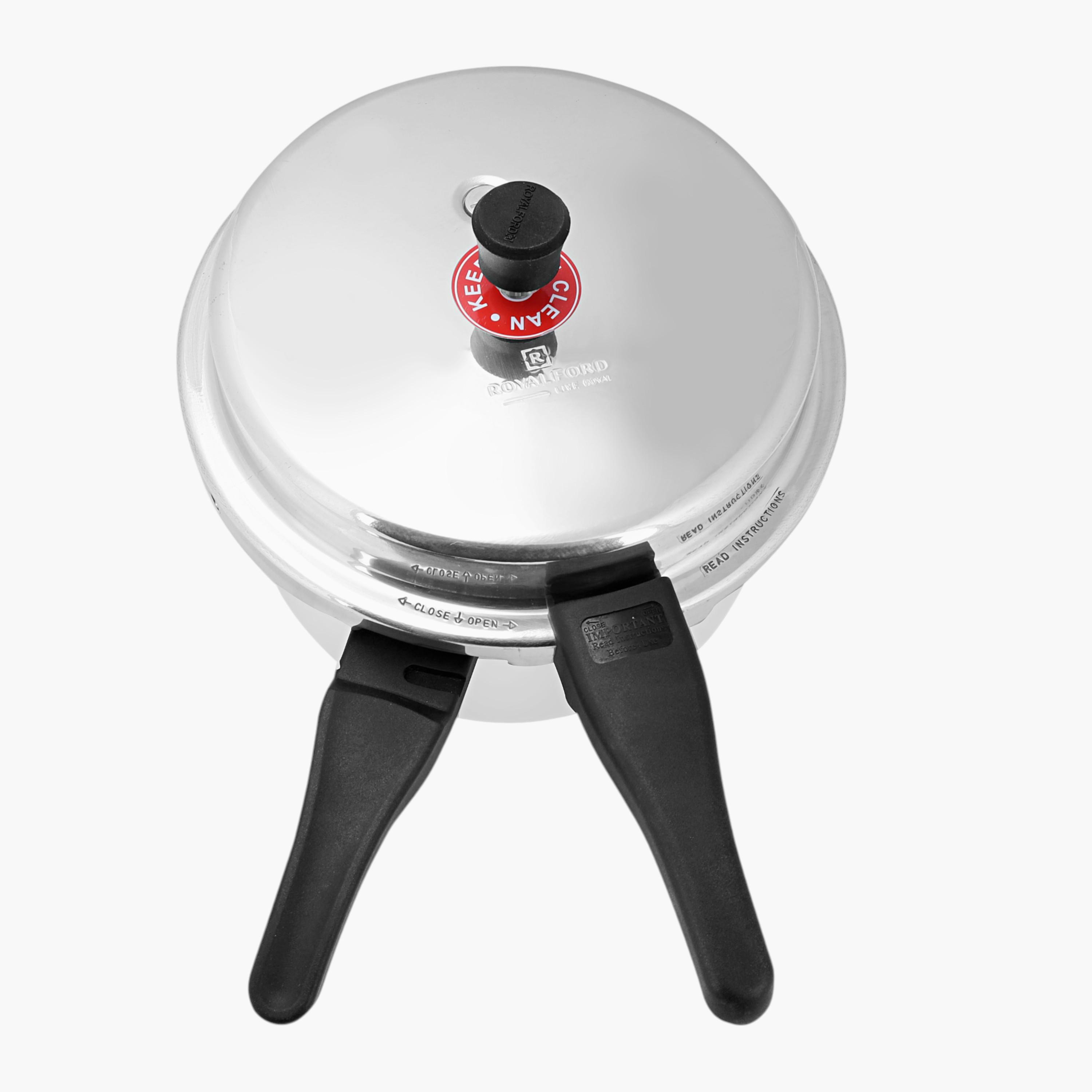 قدر ضغط ألومنيوم بقاعدة حث من رويال فورد - 10 لتر-household-kitchen-cookware-potsandpans-image-5
