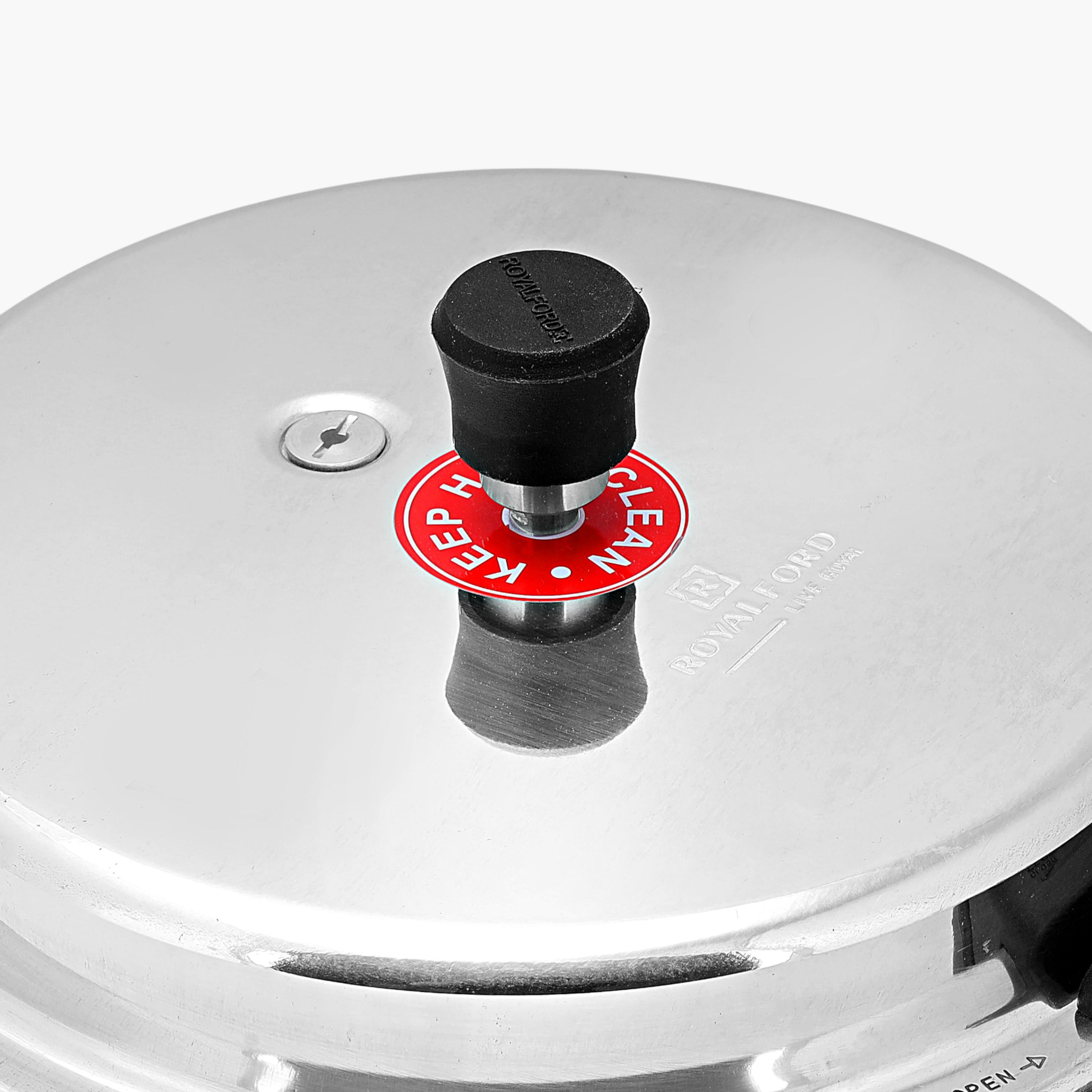 قدر ضغط ألومنيوم بقاعدة حث من رويال فورد - 10 لتر-household-kitchen-cookware-potsandpans-image-7