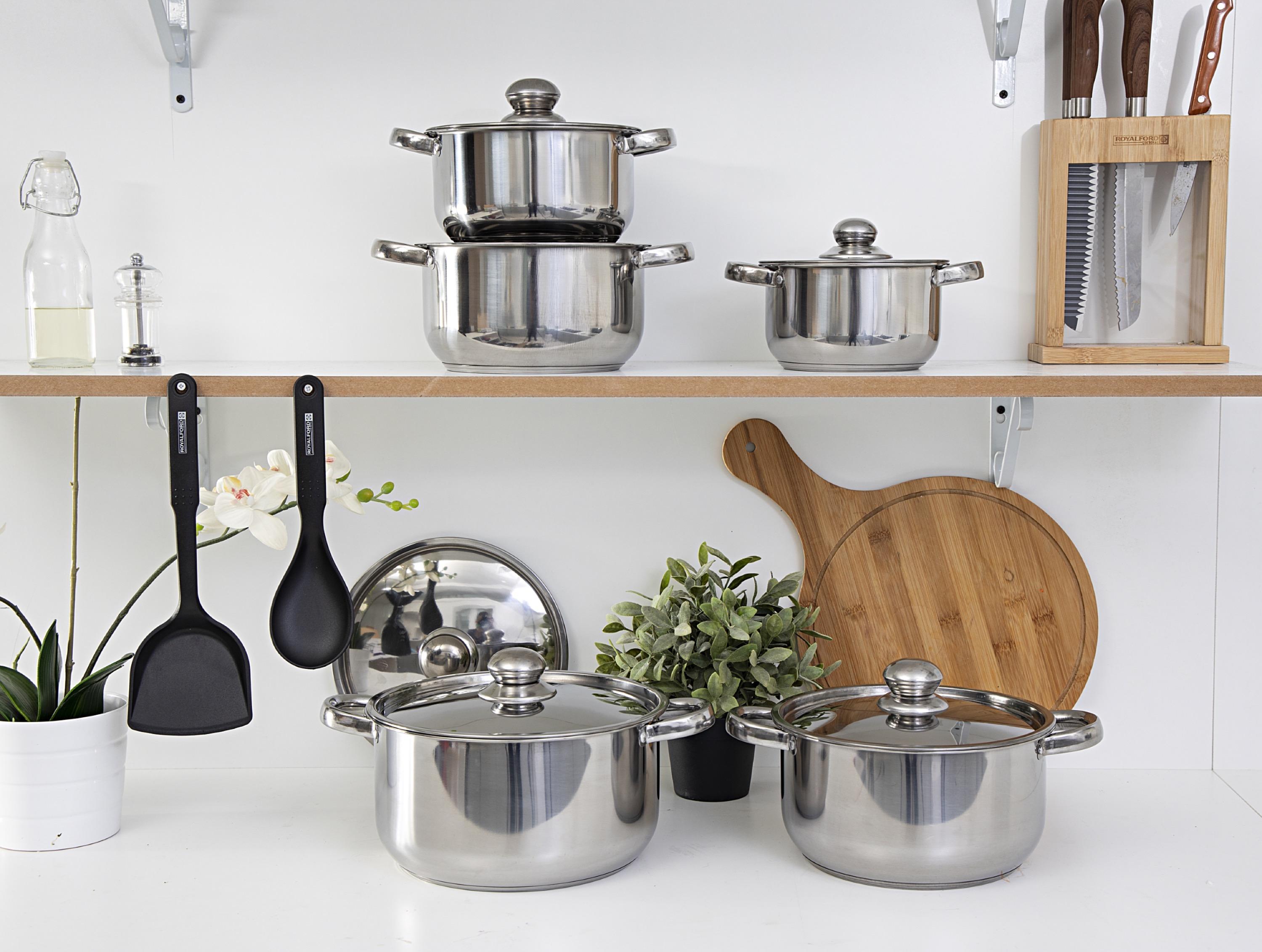 طقم أواني طهي ستانلس ستيل 12 قطعة من رويال فورد-household-kitchen-cookware-cookwareandsets-image-10