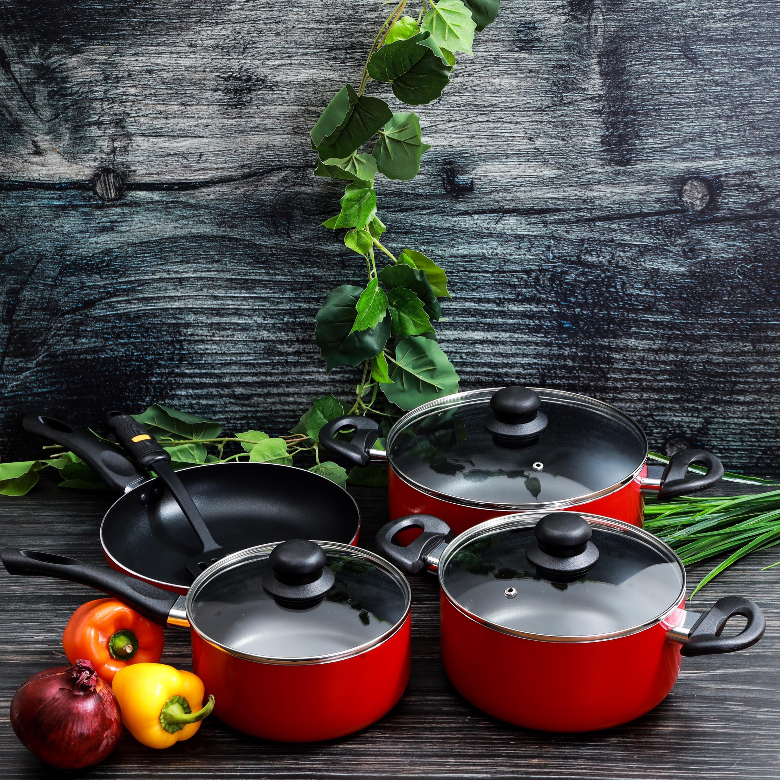 Aluminium Non-Stick 8-Piece Cookware Set-household-kitchen-cookware-cookwareandsets-image-6