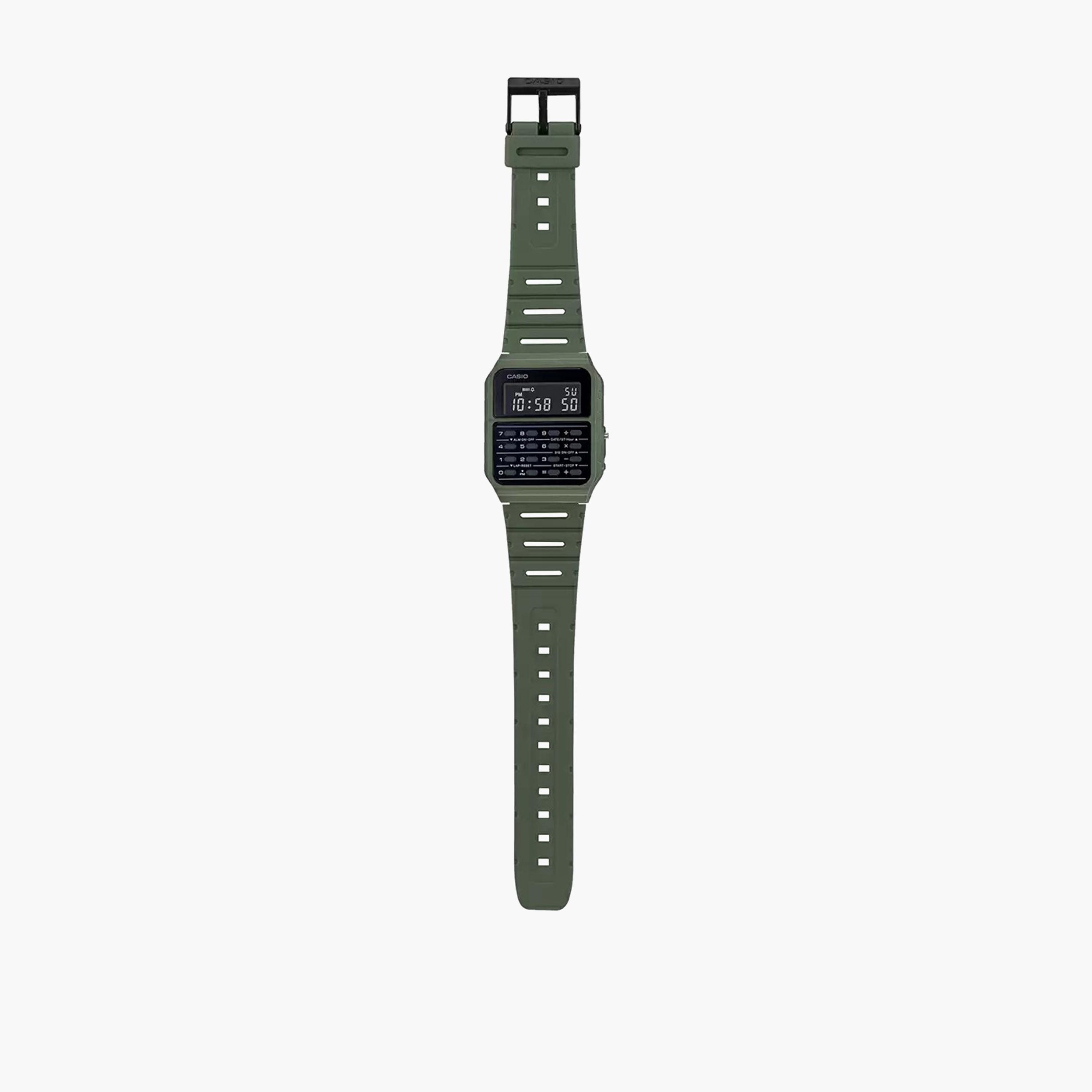 Casio Men's 50 MM Green Digital Plastic Strap Watch | CA-53WB-3BDF-men-watchesandjewellery-watches-image-4