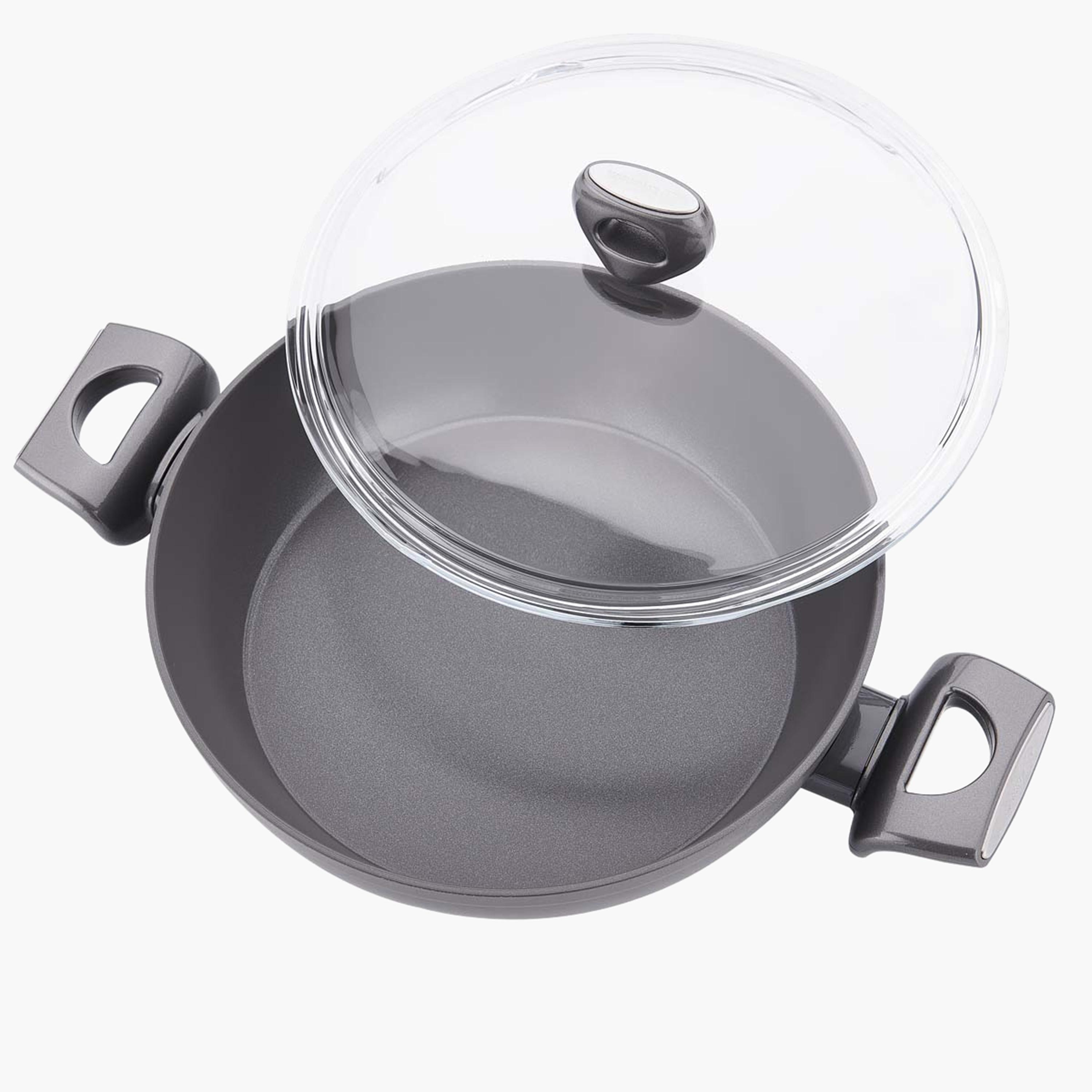 Nora Ceramic Non-Stick Low Casserole with Lid - 2.2 L-household-kitchen-cookware-potsandpans-image-2