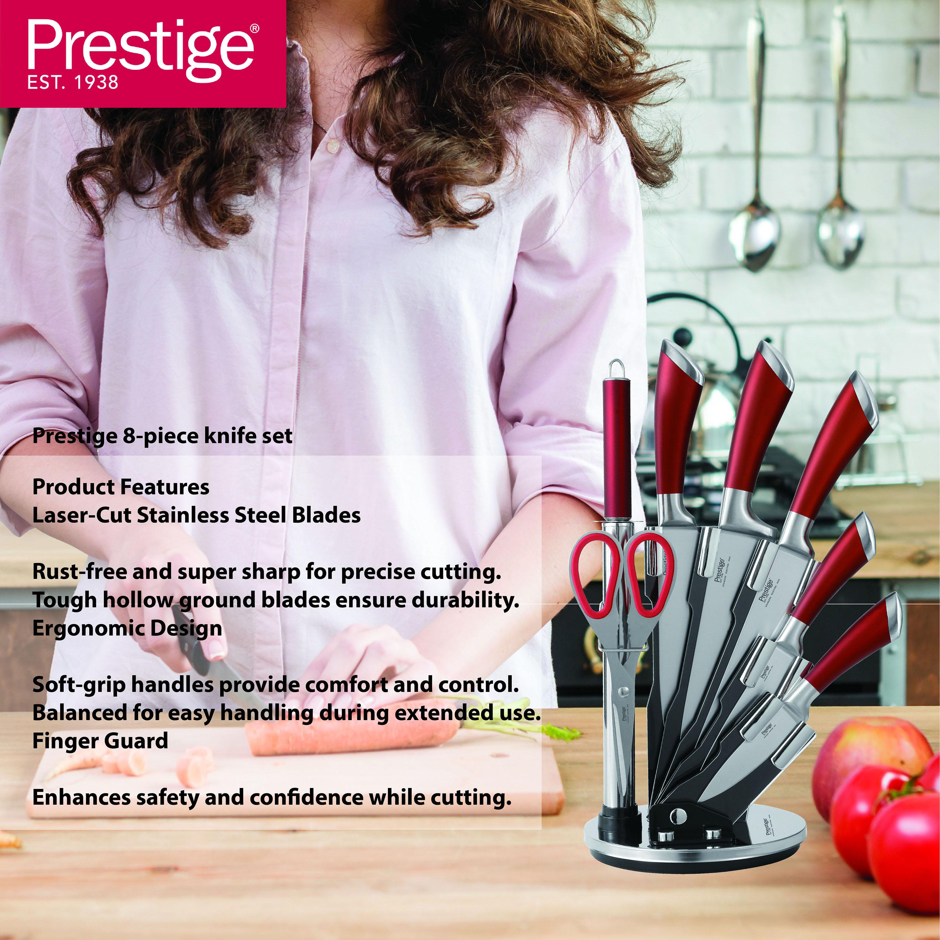 Stainless Steel 8-Piece Knife Set with Stand-household-kitchen-kitchentoolsandutensils-knives-image-4