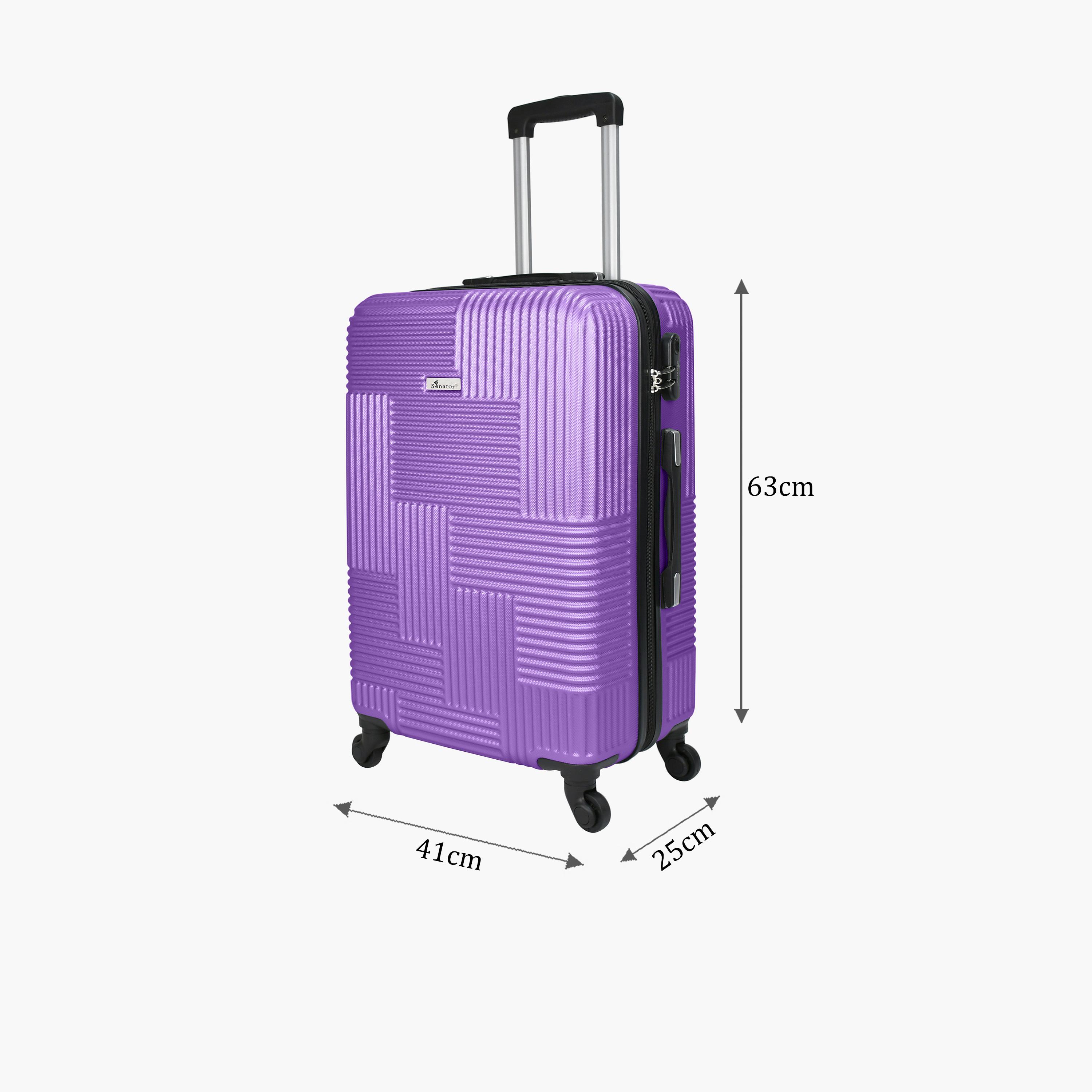 سيناتور-  شنطة بأربع عجلات  دوارة حجم متوسط الحجم 63 سم من مادة ABS بجوانب صلبة مع قفل مدمج-travel-luggagesandbags-luggage-image-2