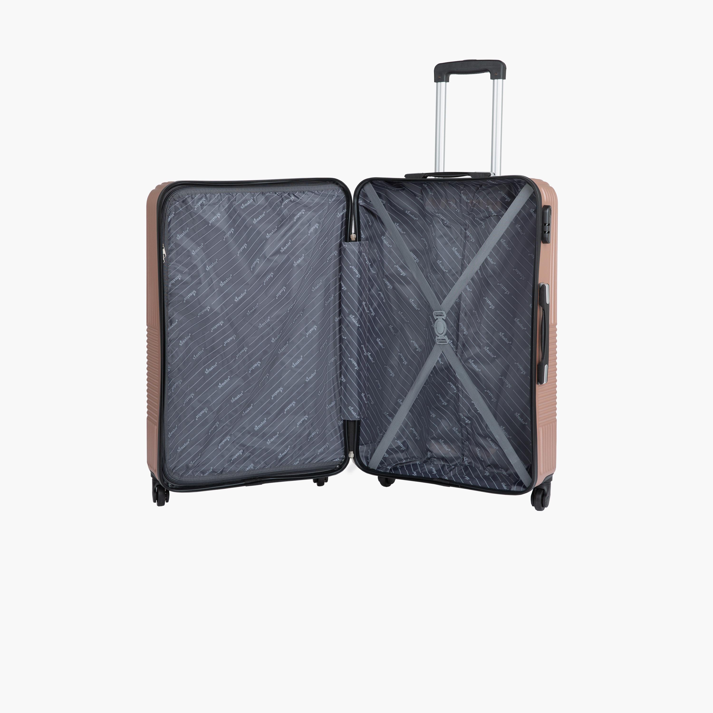 Senator 72 CM Large Check-in ABS Hard Sided 4-Wheeler Spinner Trolley Bag with Built-in Combination lock-travel-luggagesandbags-luggage-image-5