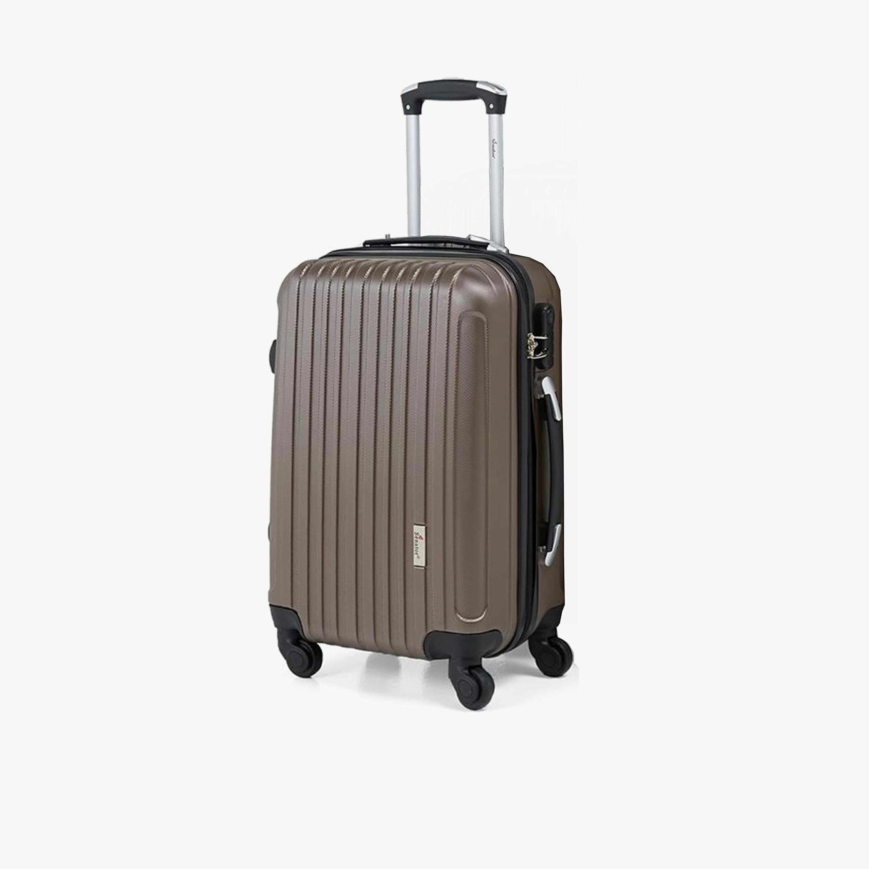 Senator 55 CM Small Cabin ABS Hard Sided 4-Wheeler Spinner Trolley Bag with Combination Lock-travel-luggagesandbags-luggage-image-1