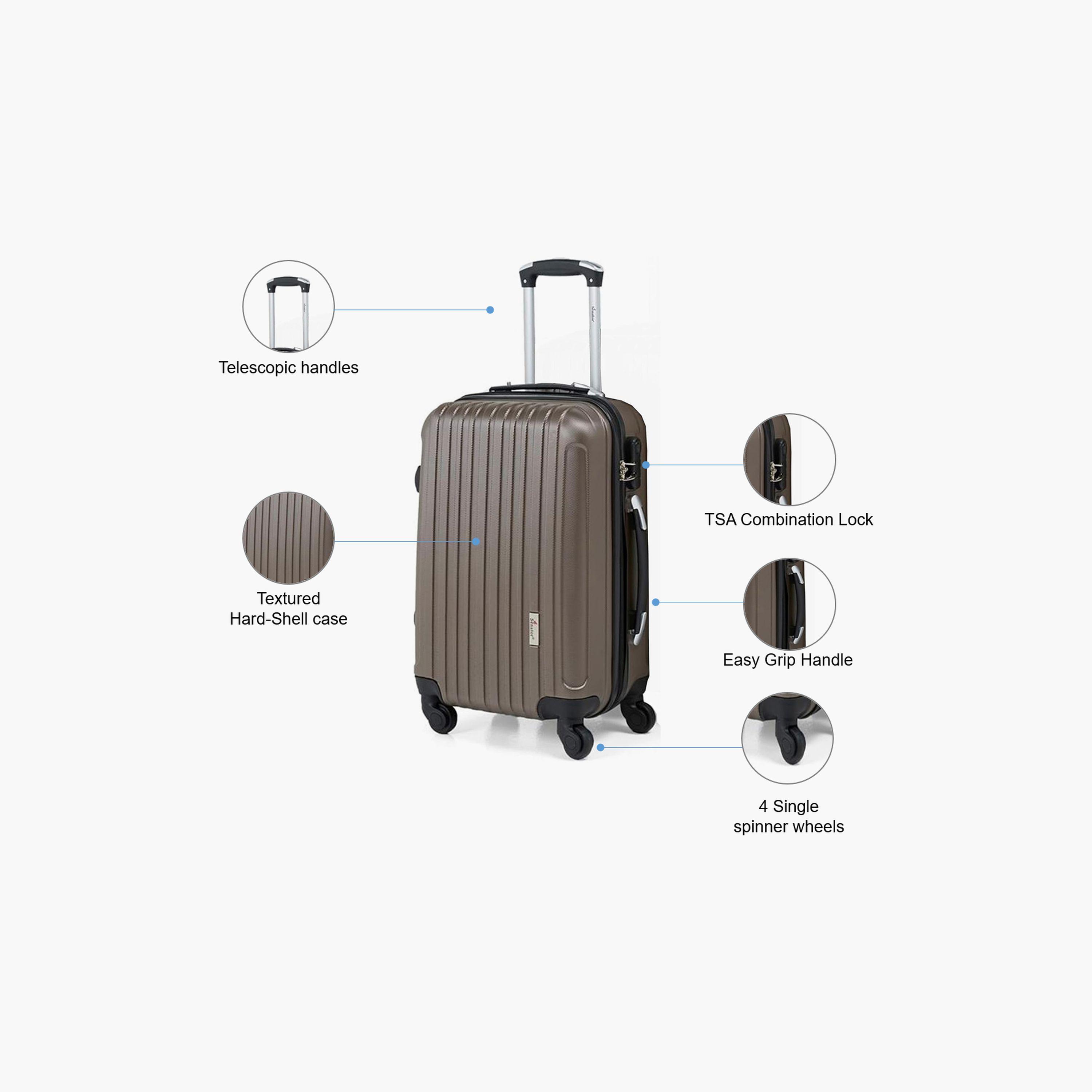 Senator 65 CM Medium Check-in ABS Hard Sided 4-Wheeler Spinner Trolley Bag with Combination Lock-travel-luggagesandbags-luggage-image-3