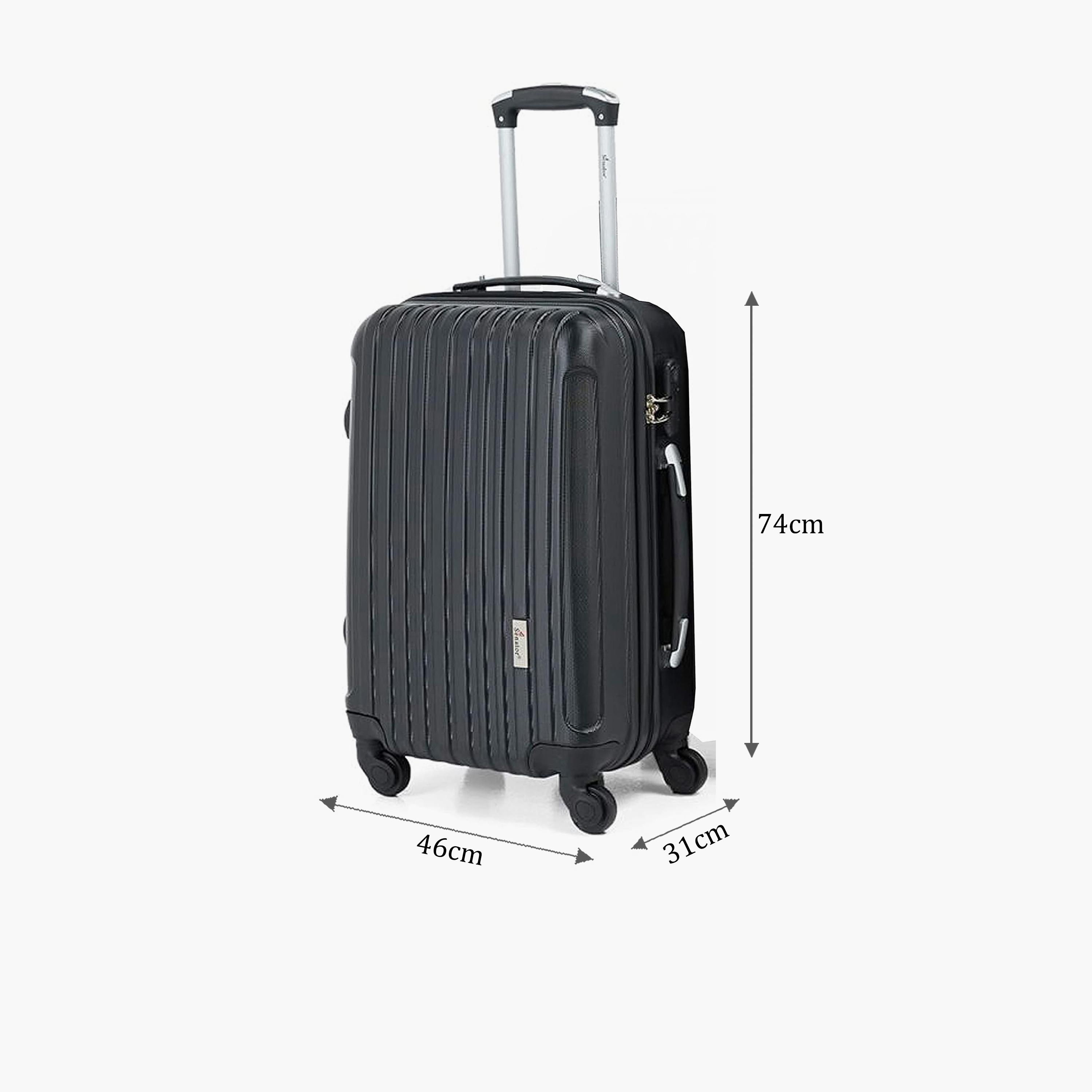 Senator 74 CM Large Check-in ABS Hard Sided 4-Wheeler Spinner Trolley Bag with Combination Lock-travel-luggagesandbags-luggage-image-2