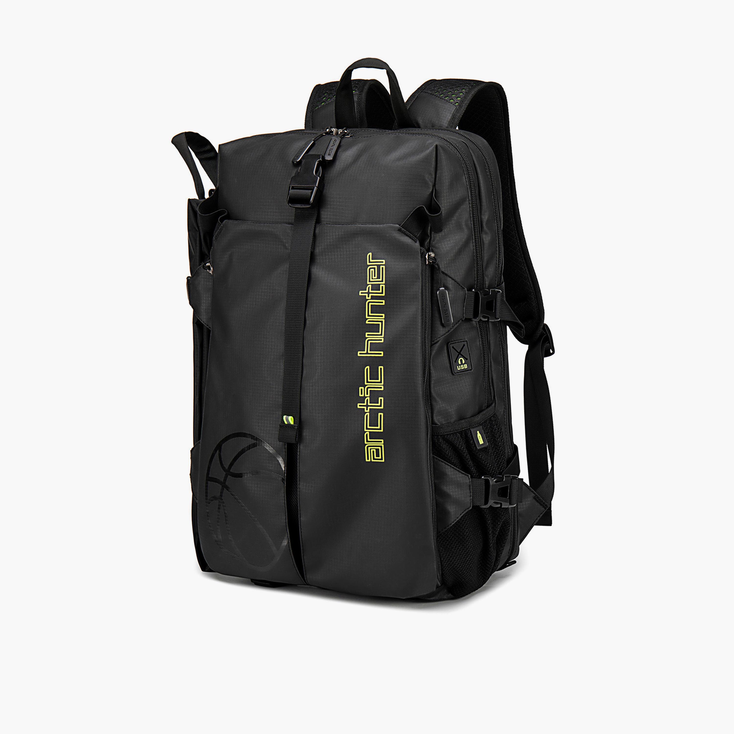 Arctic Hunter 18.5 Inches Utility Backpack Polyester with Water Resistant | B00391_Black-travel-luggagesandbags-backpacks-image-1