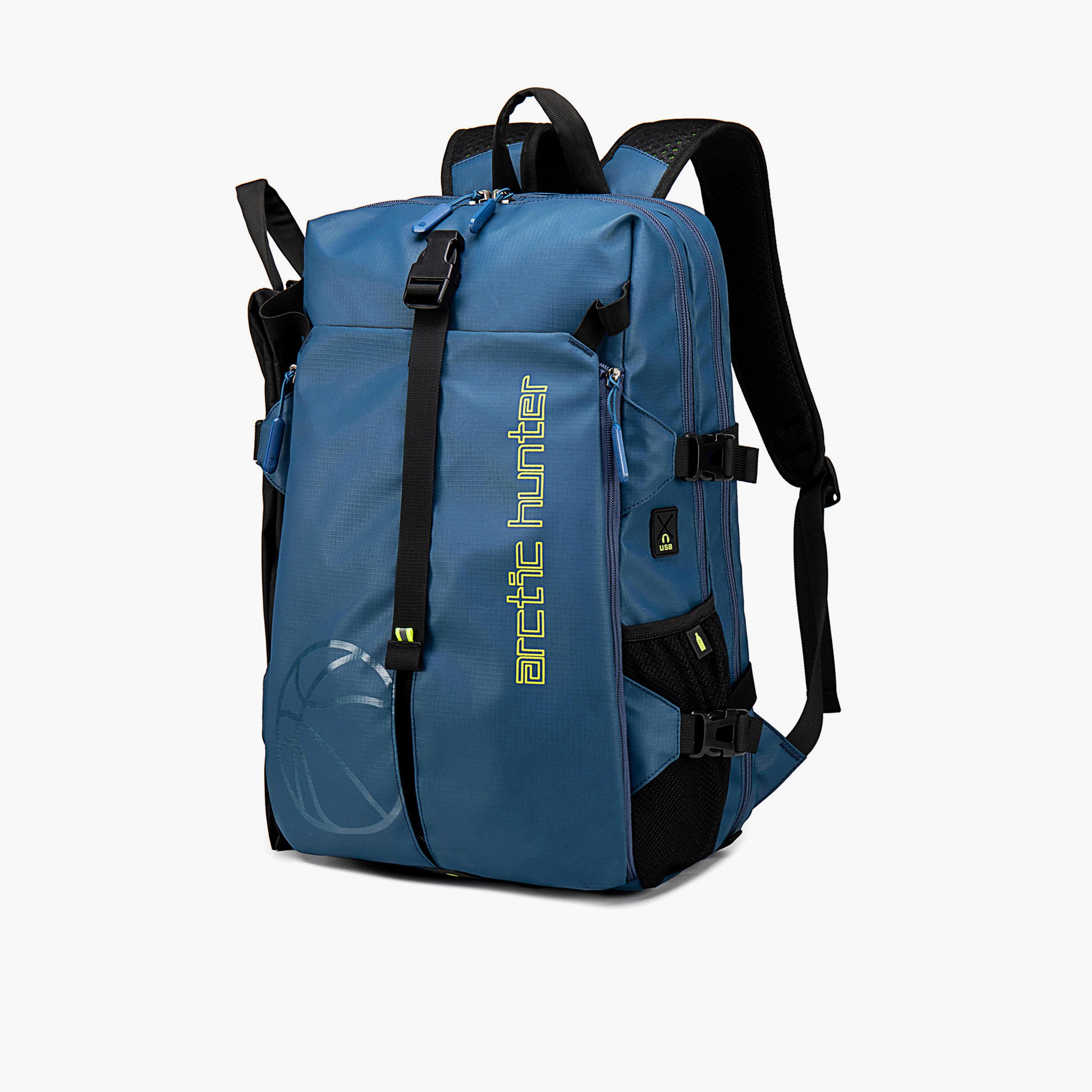 Arctic Hunter 18.5 Inches Utility Backpack Polyester with Water Resistant | B00391_Black-travel-luggagesandbags-backpacks-image-1