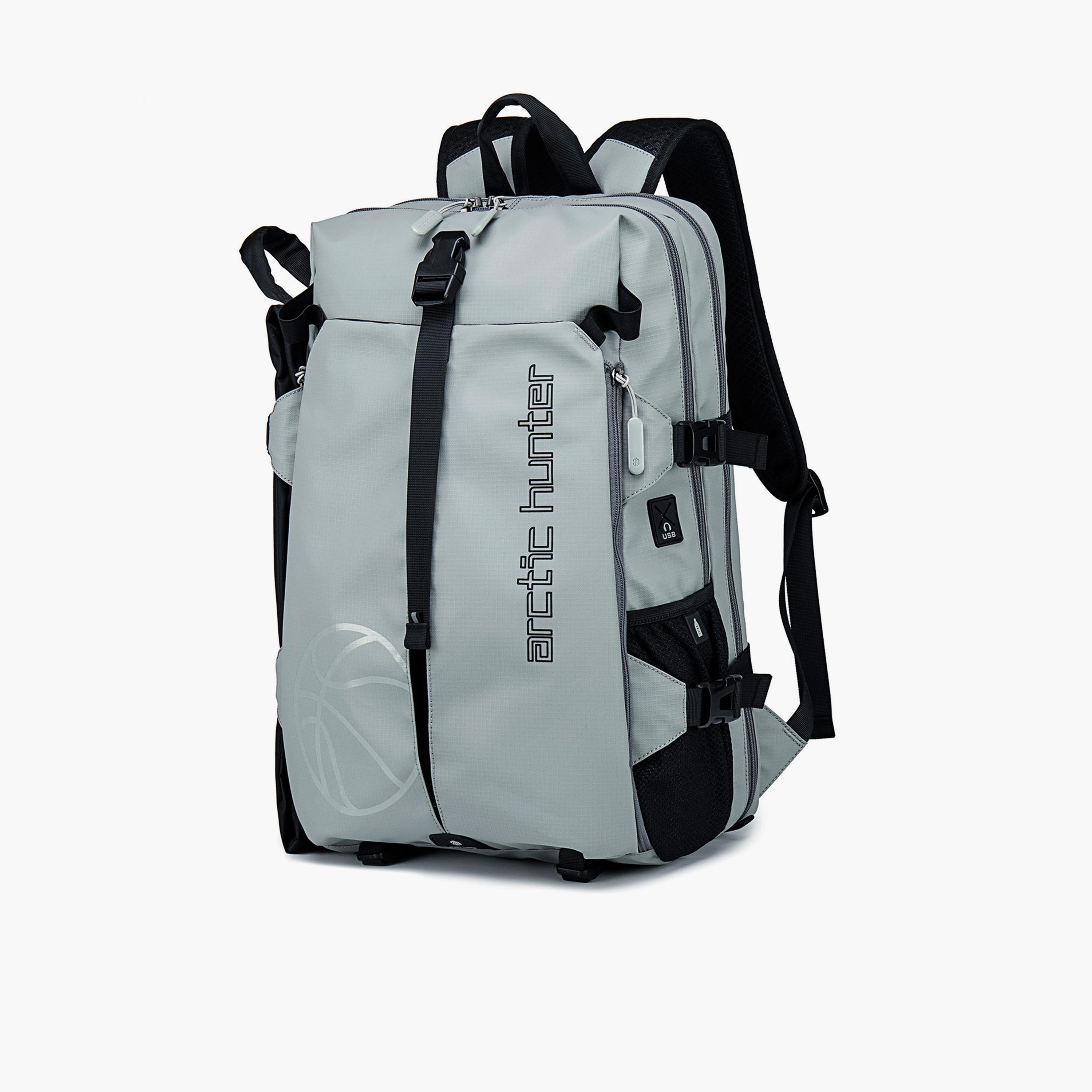 Arctic Hunter 18.5 Inches Utility Backpack Polyester with Water Resistant | B00391_Black-travel-luggagesandbags-backpacks-image-1