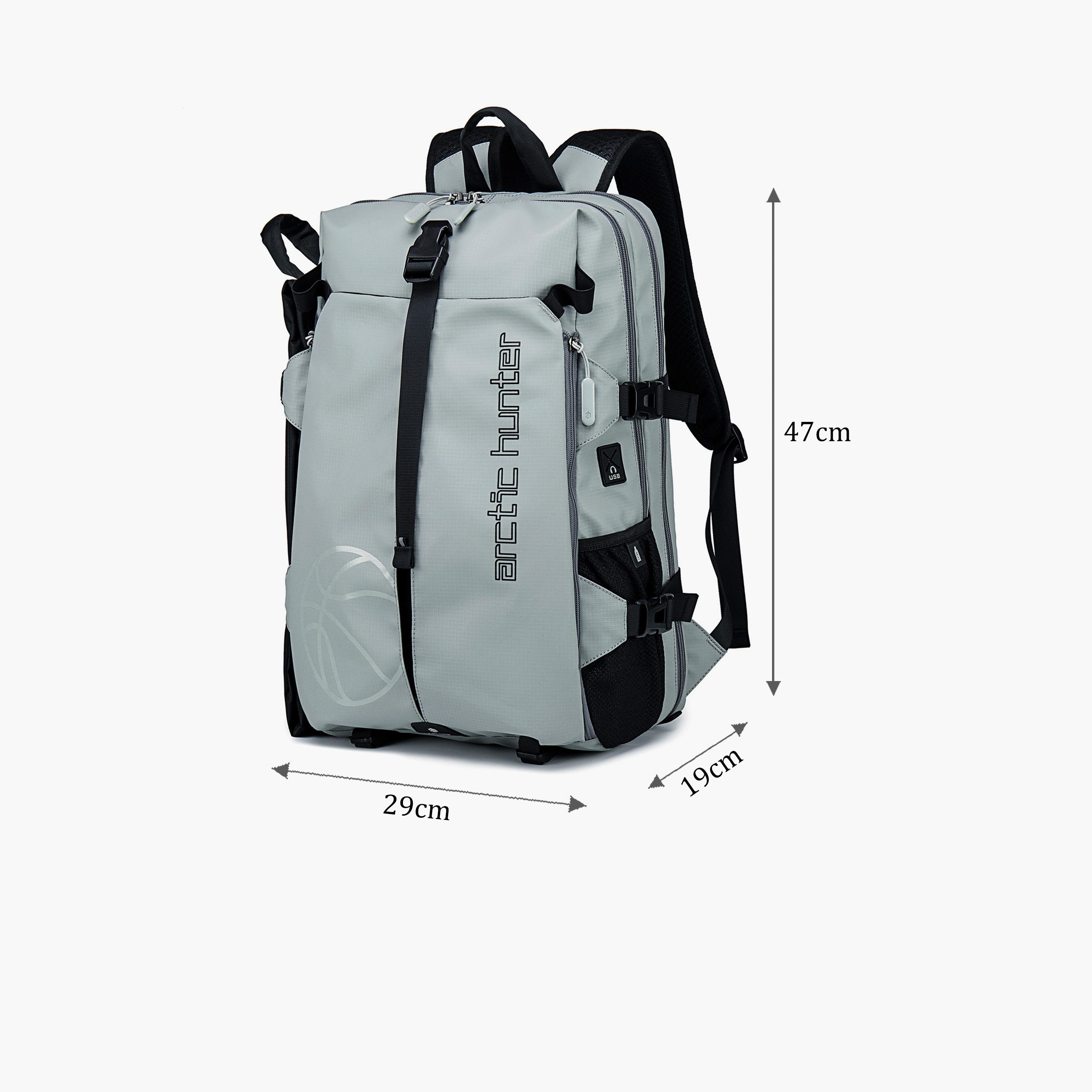 Arctic Hunter 18.5 Inches Utility Backpack Polyester with Water Resistant | B00391_Black-travel-luggagesandbags-backpacks-image-2