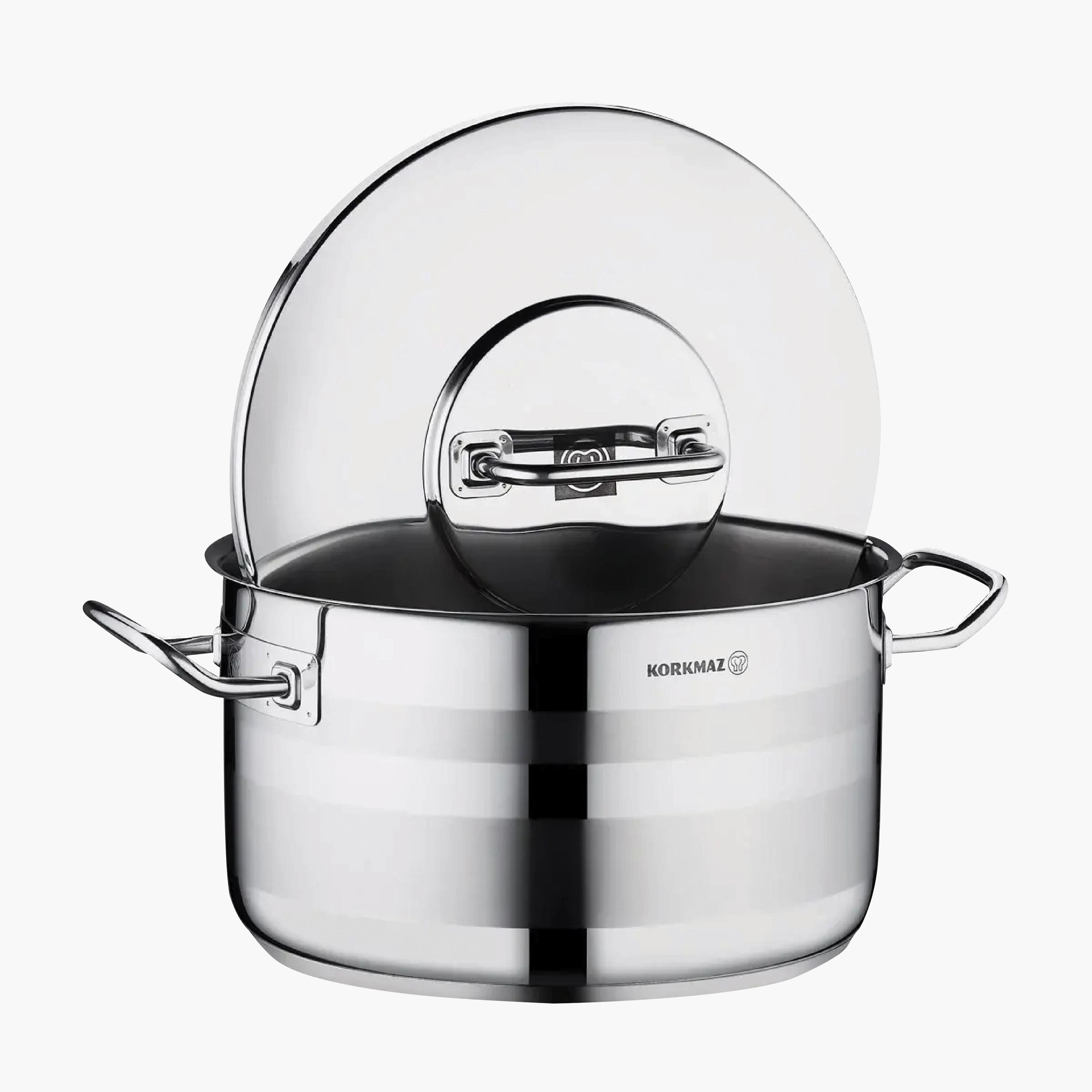Astra Turkish Stainless Steel Induction Cooking Pot with Lid - 6 L-household-kitchen-cookware-potsandpans-image-3