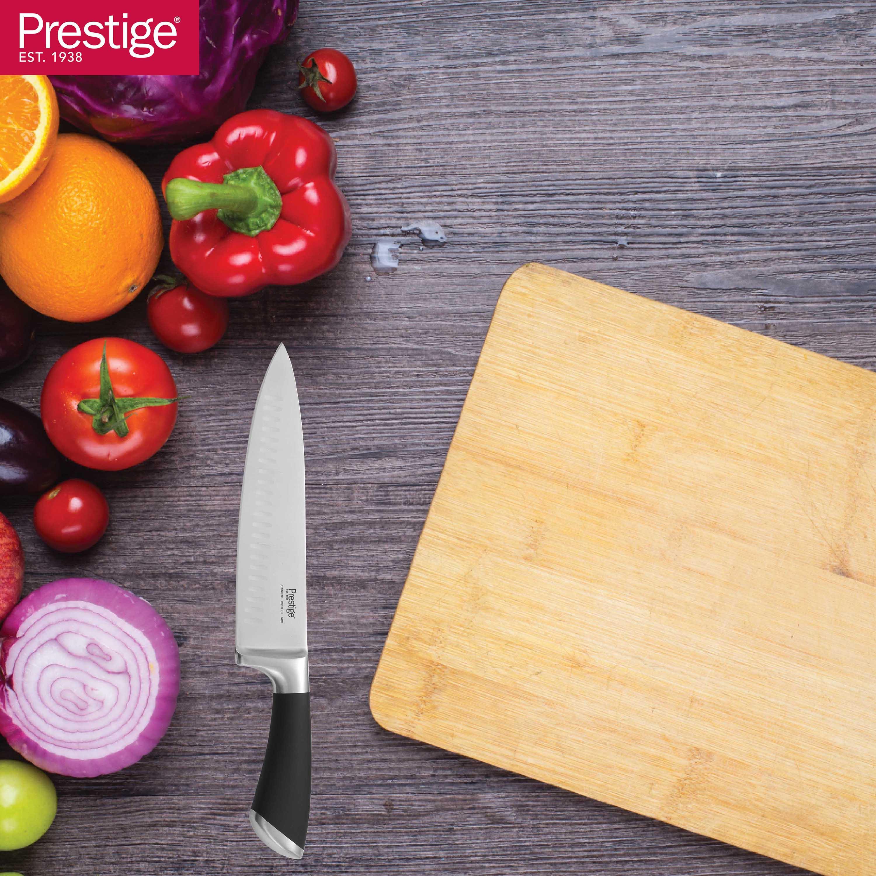 Deko Stainless Steel Blade Chef Knife - 8 inches-household-kitchen-kitchentoolsandutensils-knives-image-3
