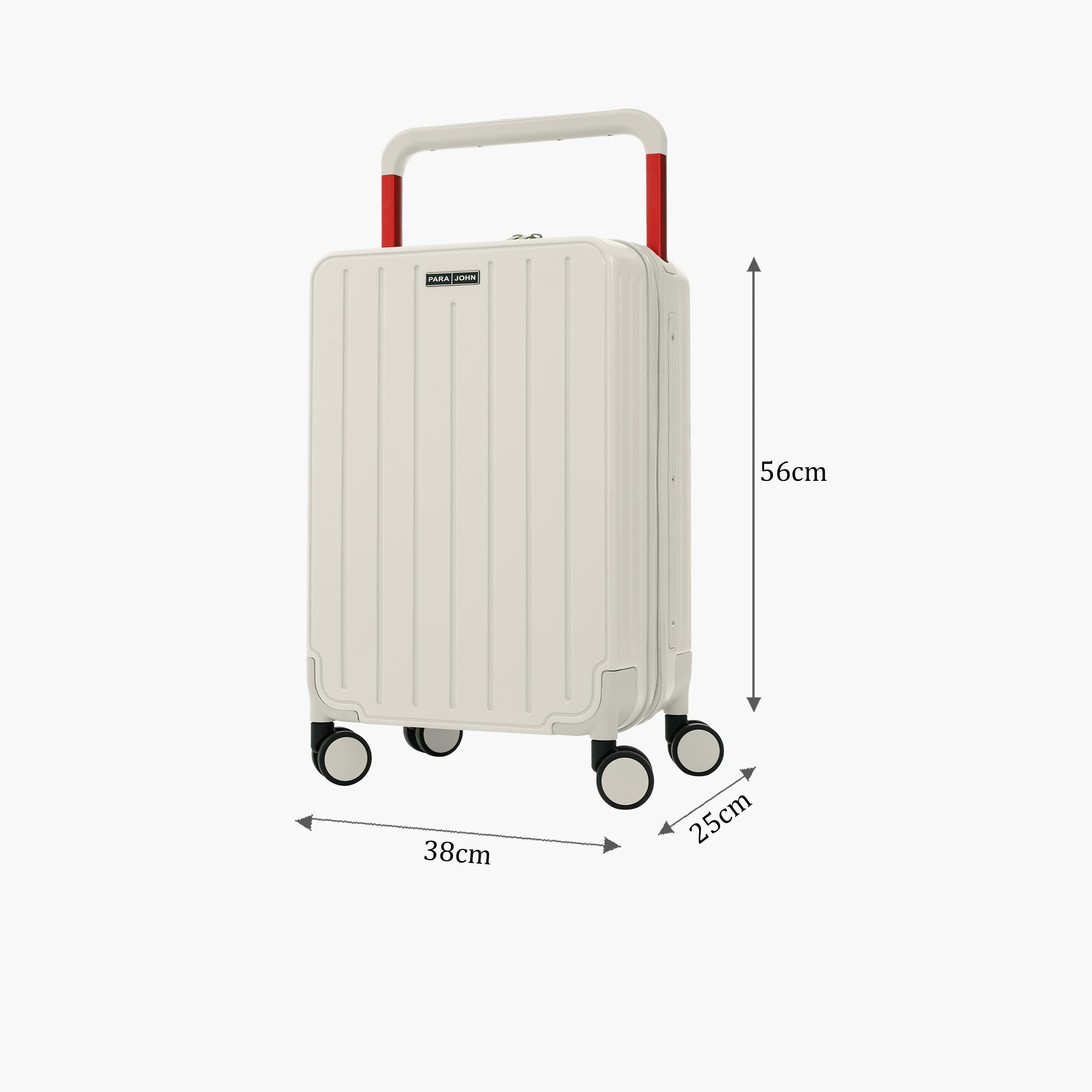 Para John 56 CM Small Cabin Polycarbonate with ABS Hard Sided 4-Wheeler Spinner Trolley Bag with TSA Lock-travel-luggagesandbags-luggage-image-2