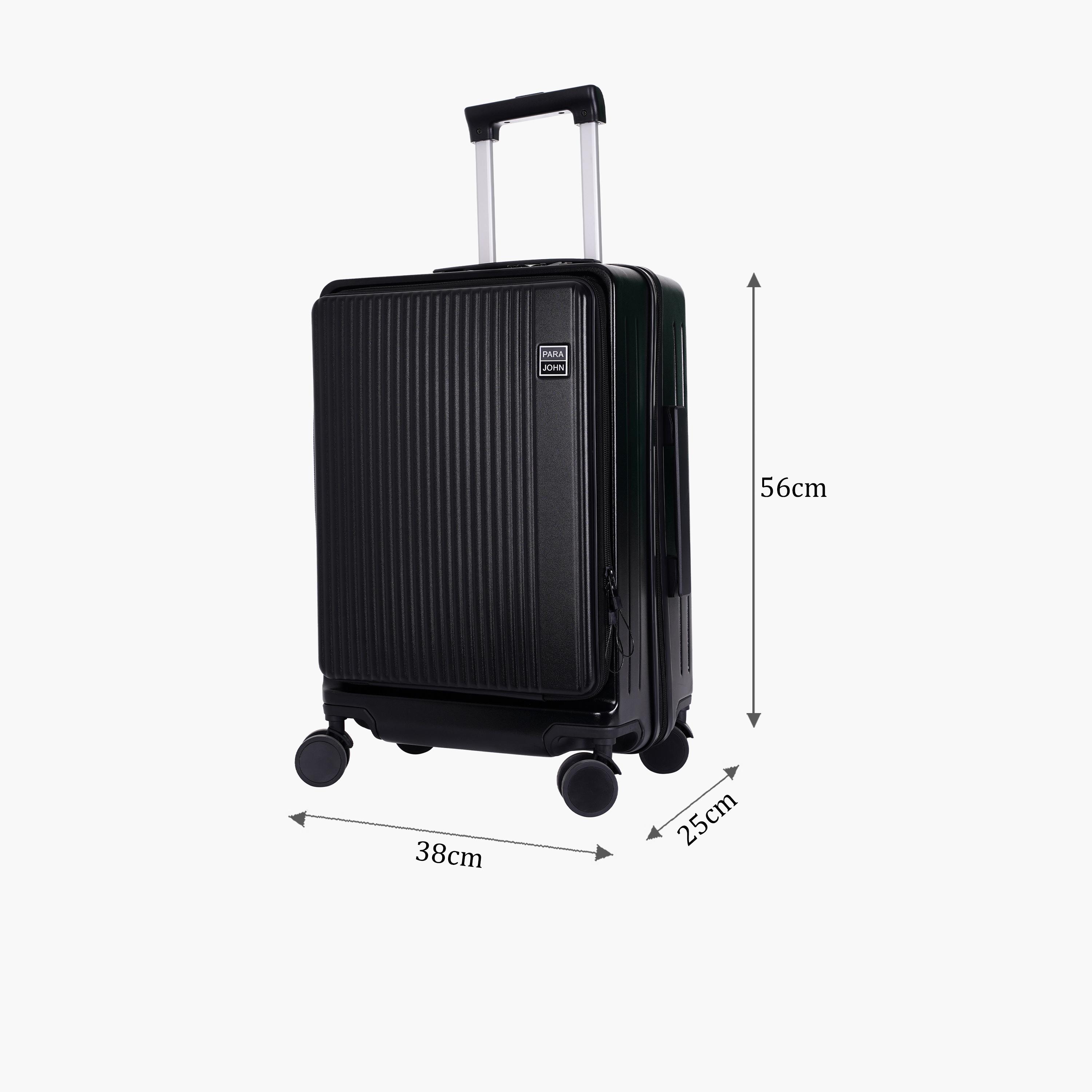 Para John 56 CM Small Cabin Polycarbonate with ABS Hard Sided 4-Wheeler Spinner Trolley Bag with TSA Lock-travel-luggagesandbags-luggage-image-2
