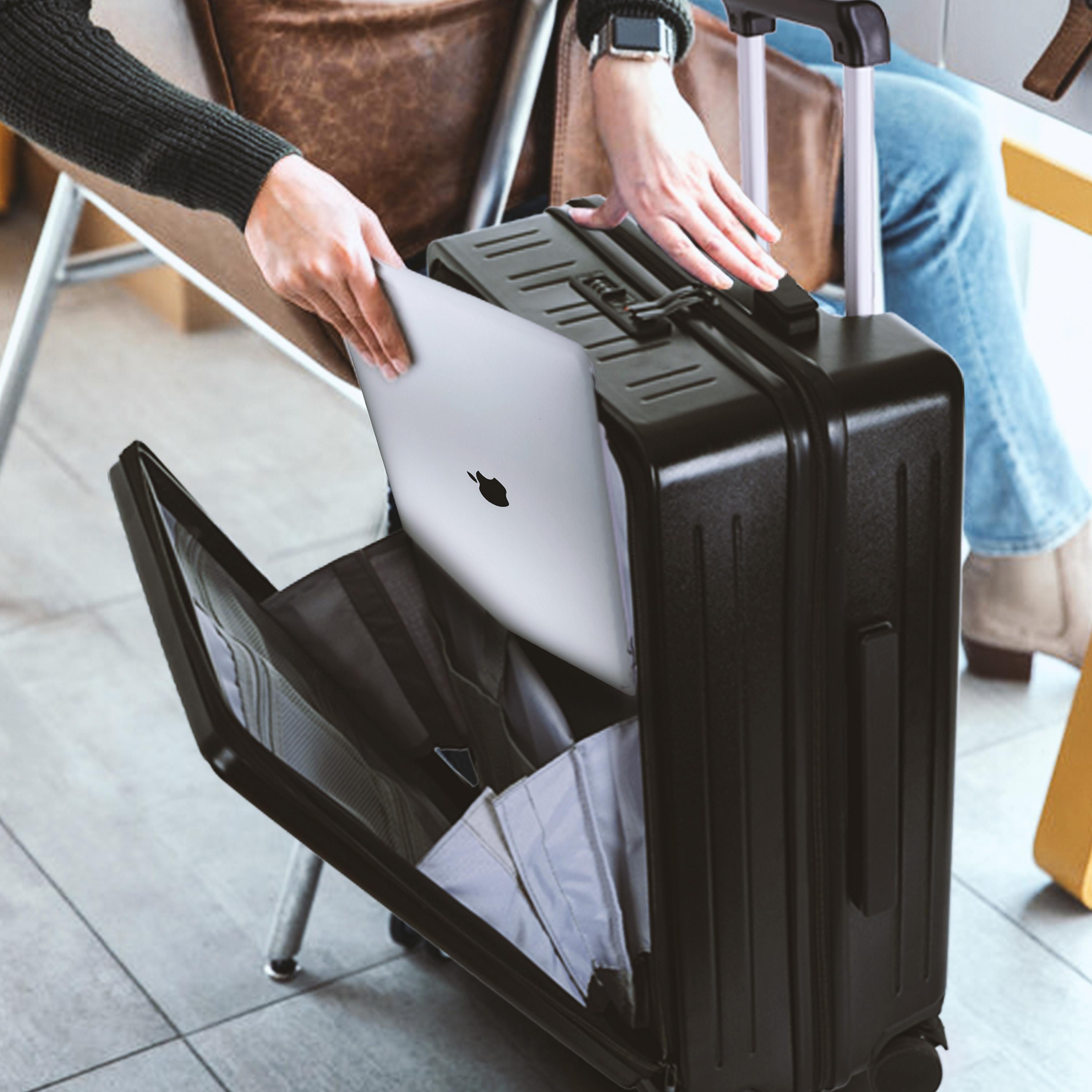 Para John 56 CM Small Cabin Polycarbonate with ABS Hard Sided 4-Wheeler Spinner Trolley Bag with TSA Lock-travel-luggagesandbags-luggage-image-6