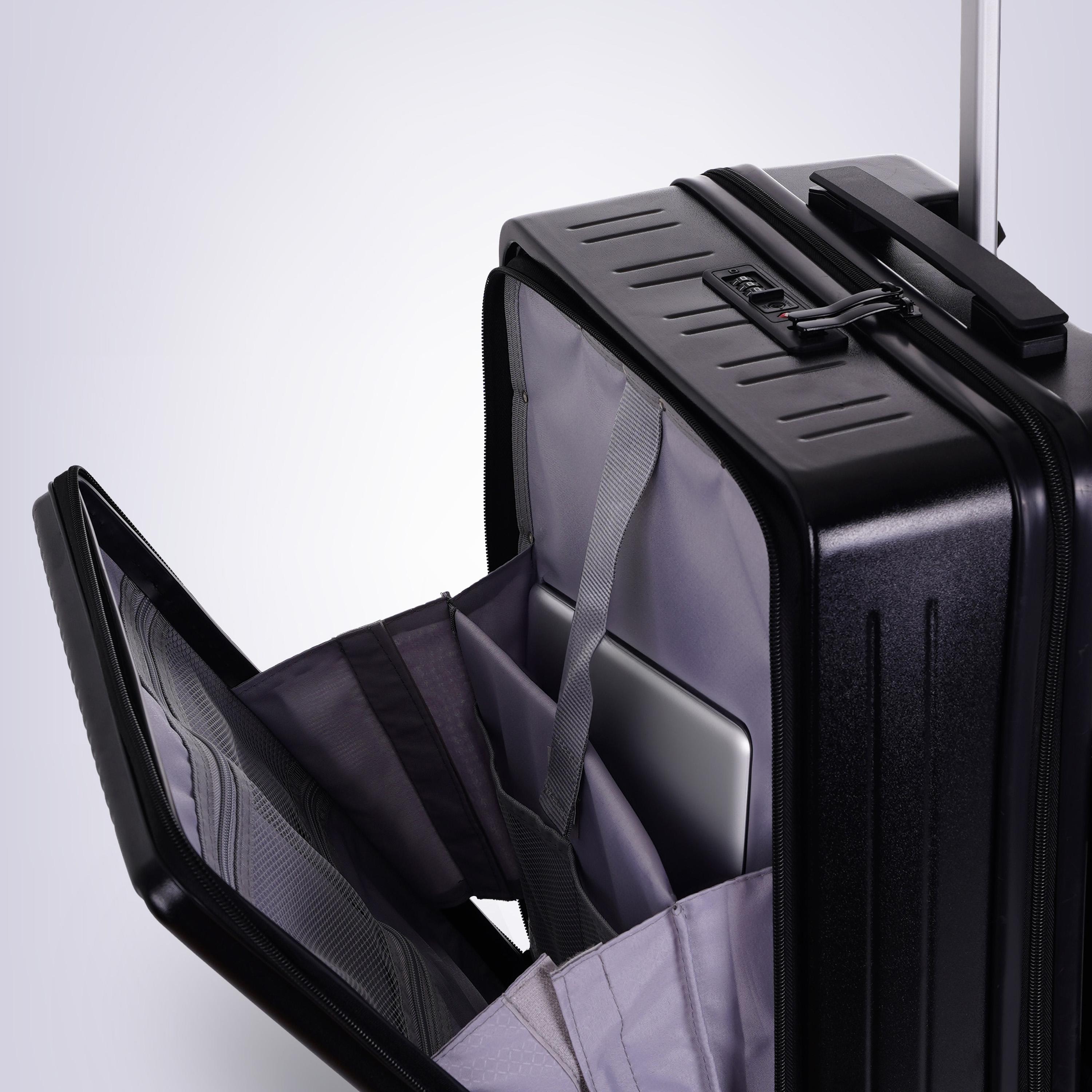 Para John 56 CM Small Cabin Polycarbonate with ABS Hard Sided 4-Wheeler Spinner Trolley Bag with TSA Lock-travel-luggagesandbags-luggage-image-7
