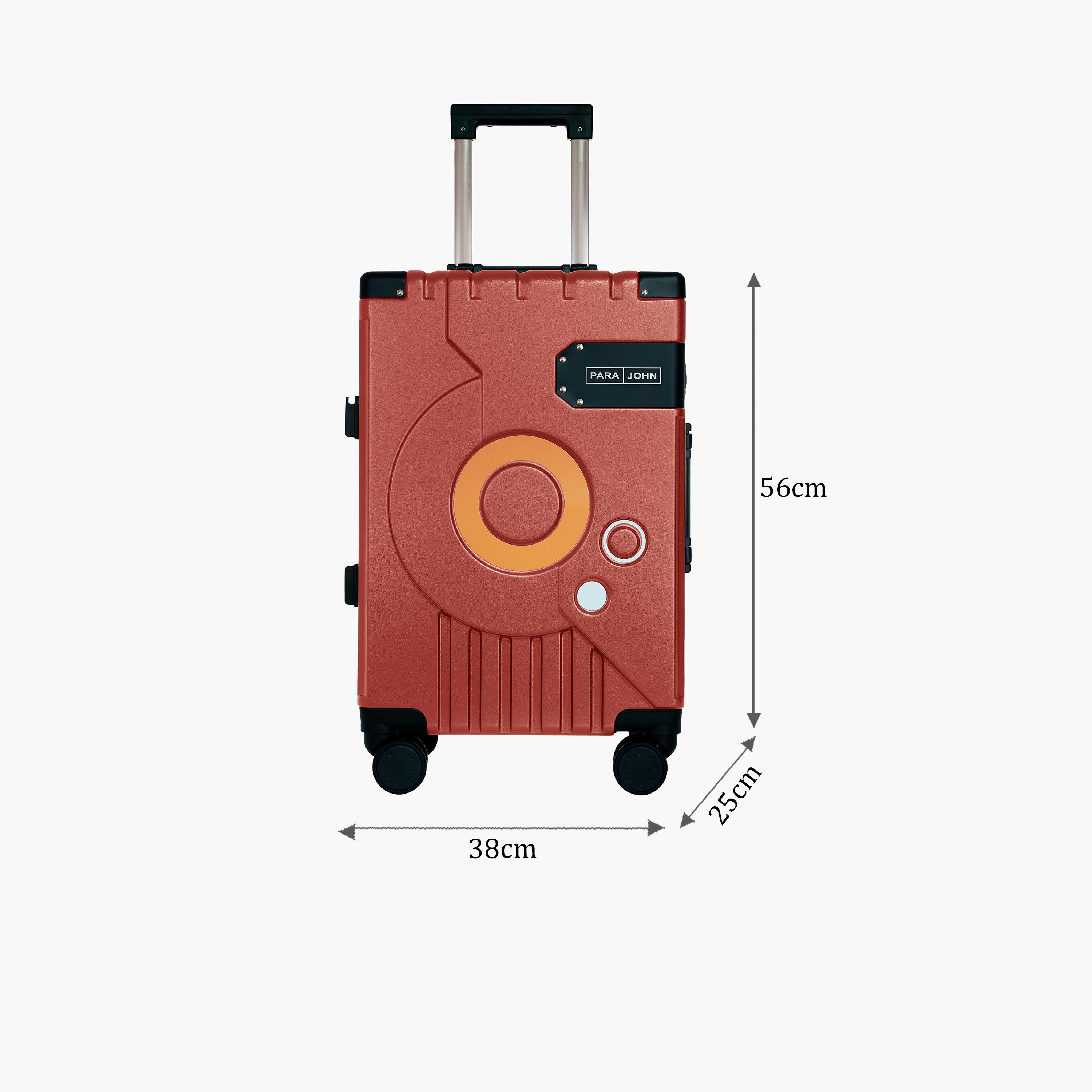 Para John 56 CM Small Cabin Polycarbonate with ABS Hard Sided 4-Wheeler Spinner Trolley Bag with TSA Lock-travel-luggagesandbags-luggage-image-2