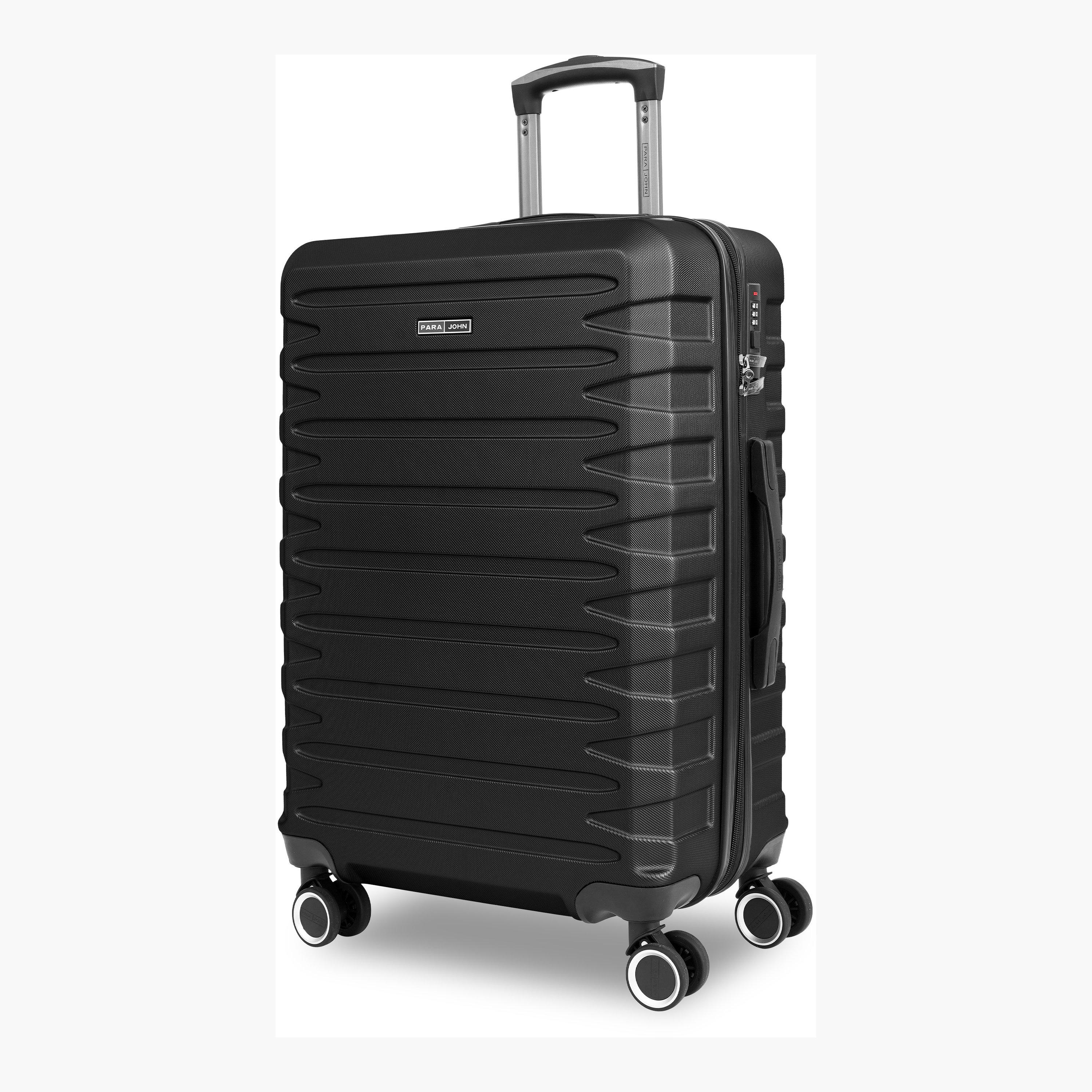 Para John Set of 3 Polycarbonate with ABS Hard Sided 4-Wheeler Spinner Trolley Bag with Dial Combination Lock-travel-luggagesandbags-luggage-image-4