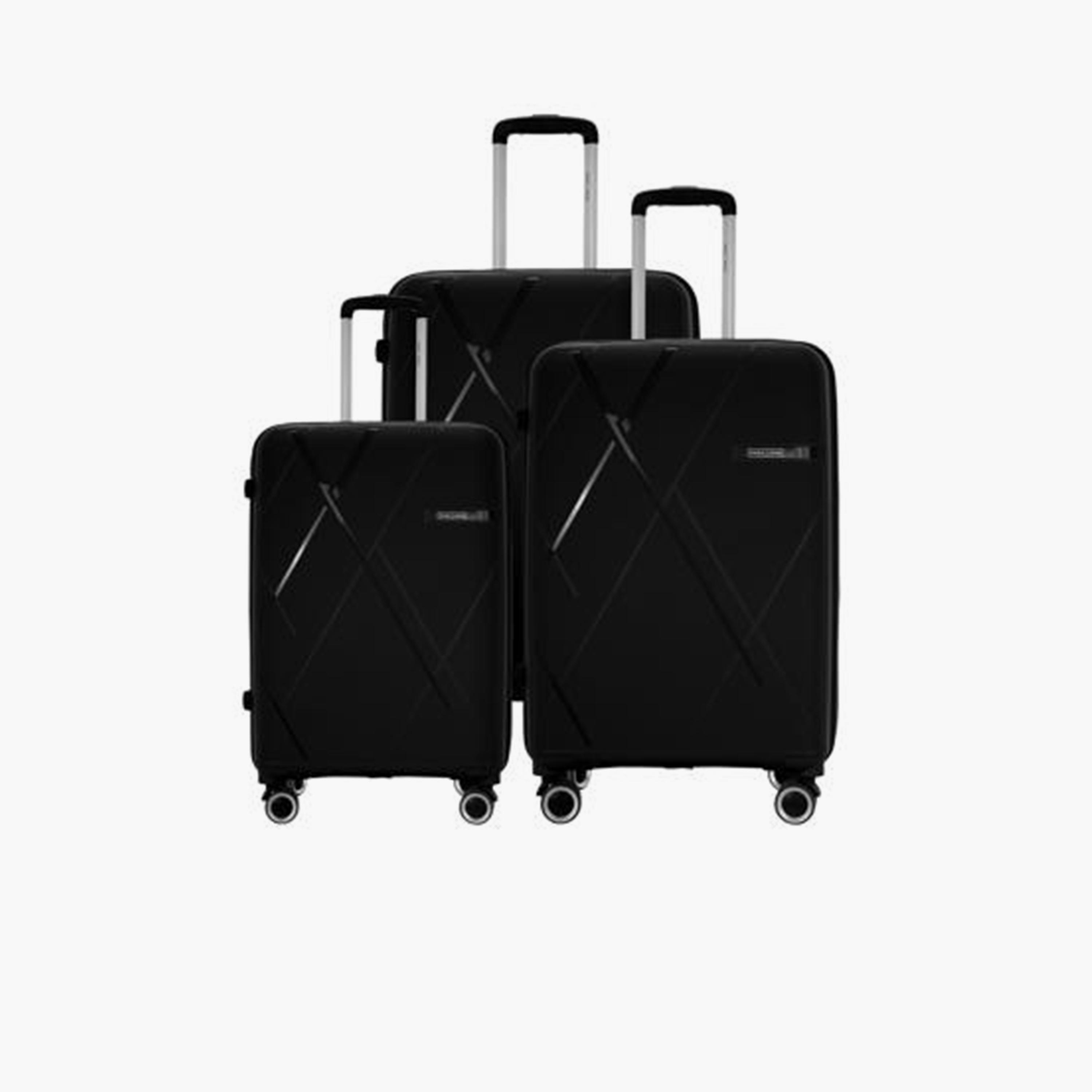 Para John Set of 3 Polypropylene Hard Sided 4-Wheeler Spinner Trolley Bag with Dial Combination Lock-travel-luggagesandbags-luggage-image-6