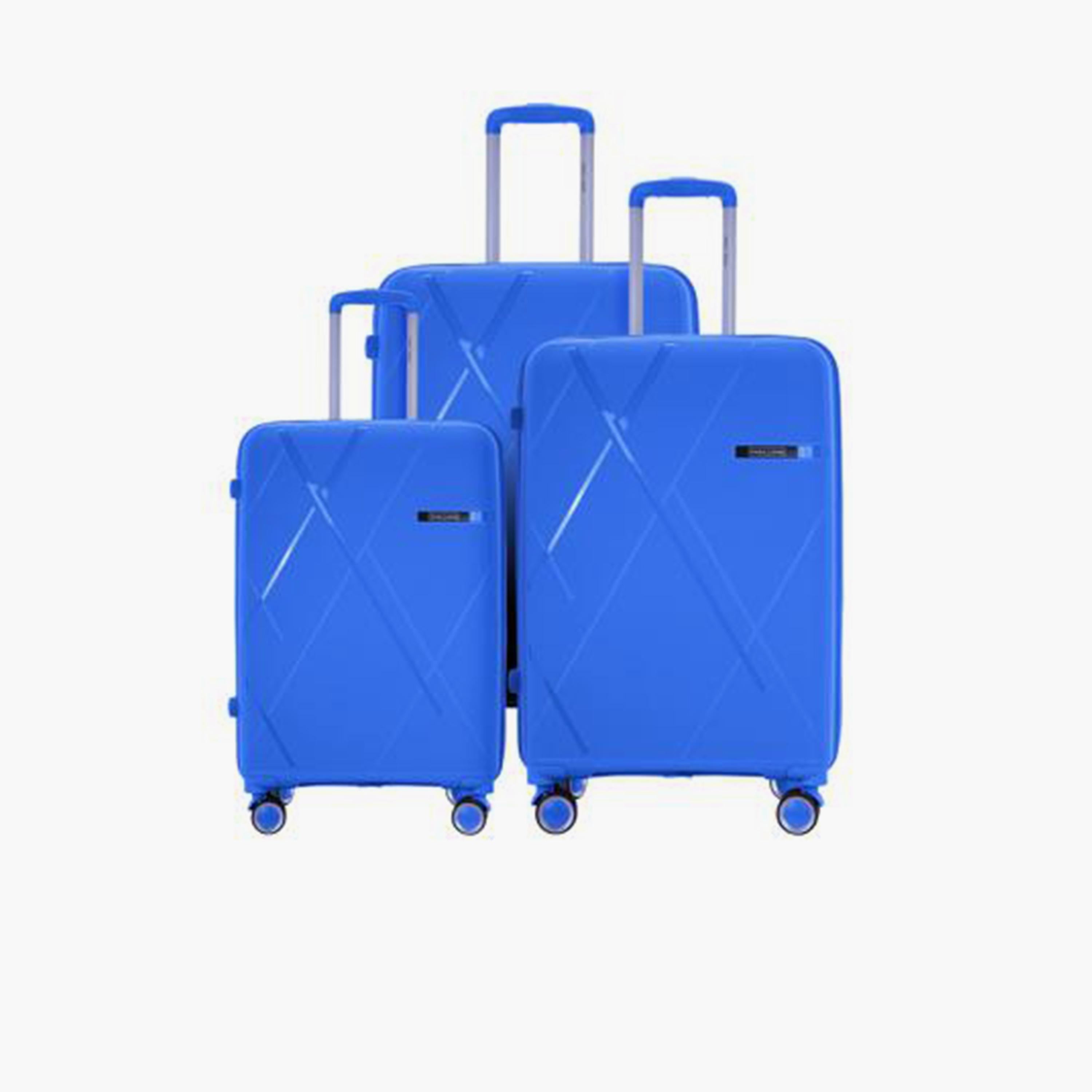 Para John Set of 3 Polypropylene Hard Sided 4-Wheeler Spinner Trolley Bag with Dial Combination Lock-travel-luggagesandbags-luggage-image-11