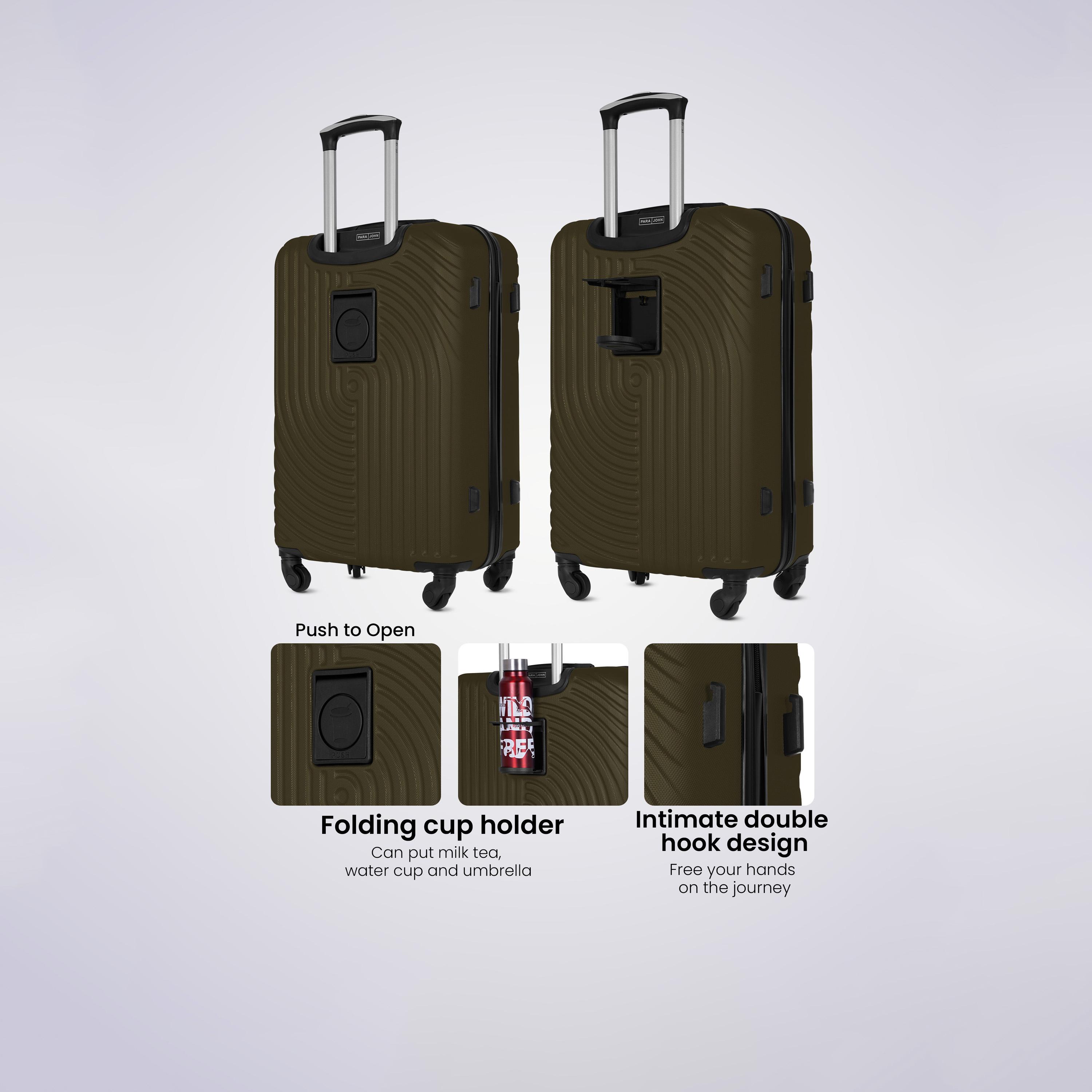 Para John Set of 3 ABS Hard Sided 4-Wheeler Spinner Trolley Bag with TSA Lock-travel-luggagesandbags-luggage-image-6