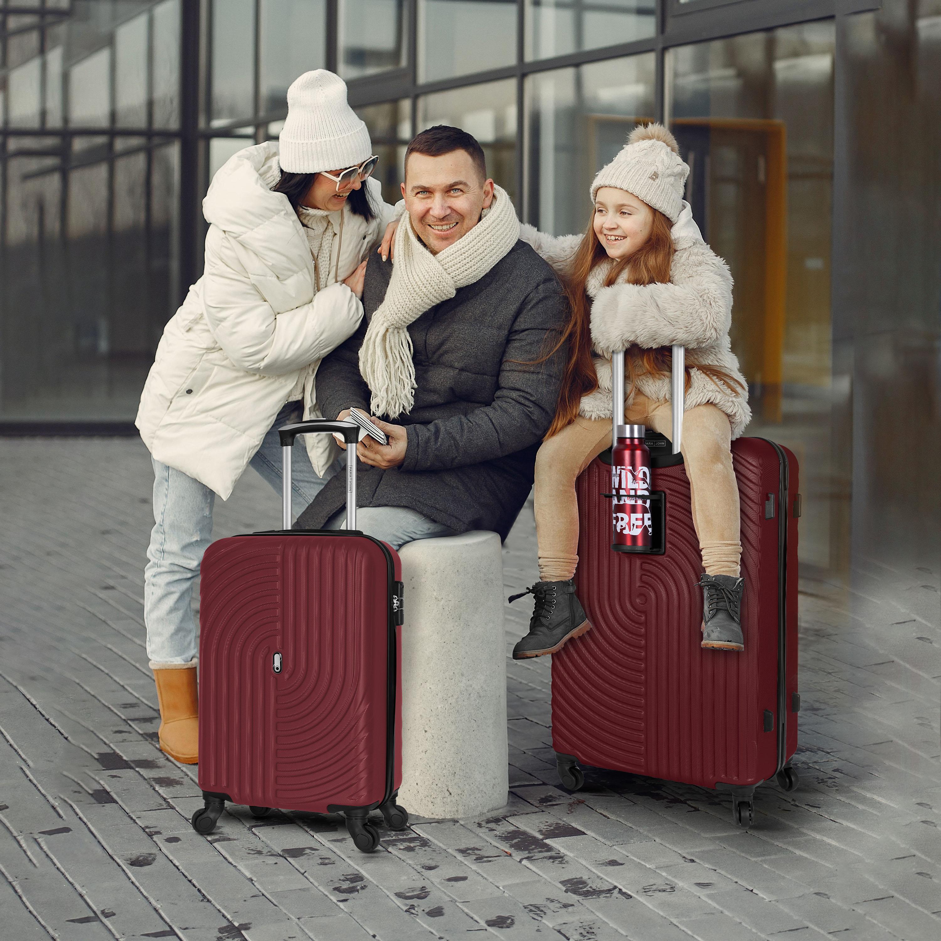 Para John Set of 3 ABS Hard Sided 4-Wheeler Spinner Trolley Bag with TSA Lock-travel-luggagesandbags-luggage-image-20