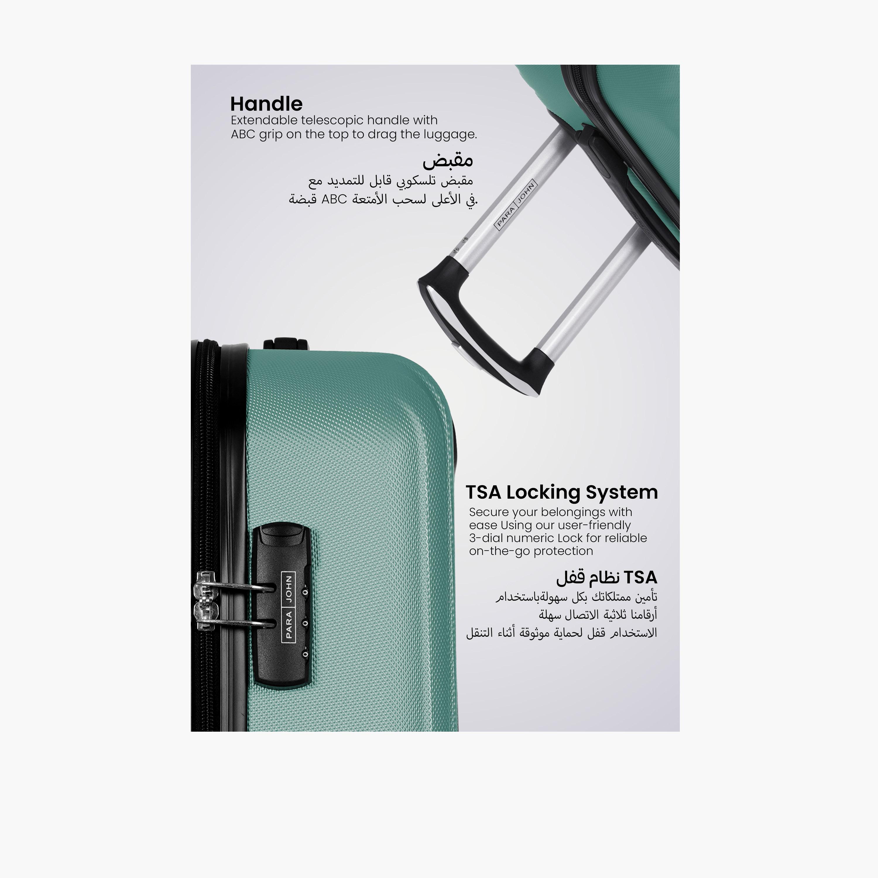 Para John Set of 3 ABS Hard Sided 4-Wheeler Spinner Trolley Bag with TSA Lock-travel-luggagesandbags-luggage-image-23