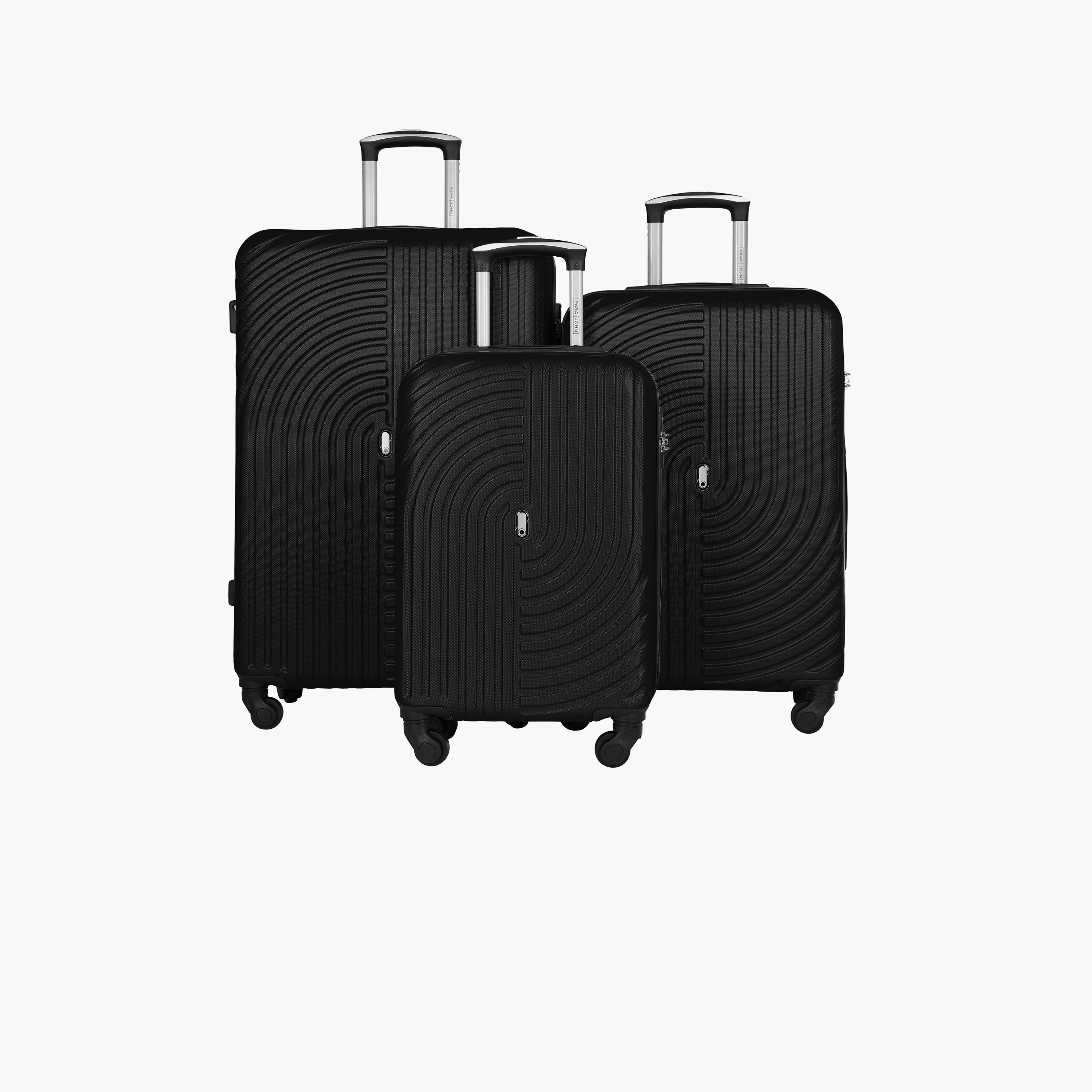 Para John Set of 3 ABS Hard Sided 4-Wheeler Spinner Trolley Bag with TSA Lock-travel-luggagesandbags-luggage-image-28