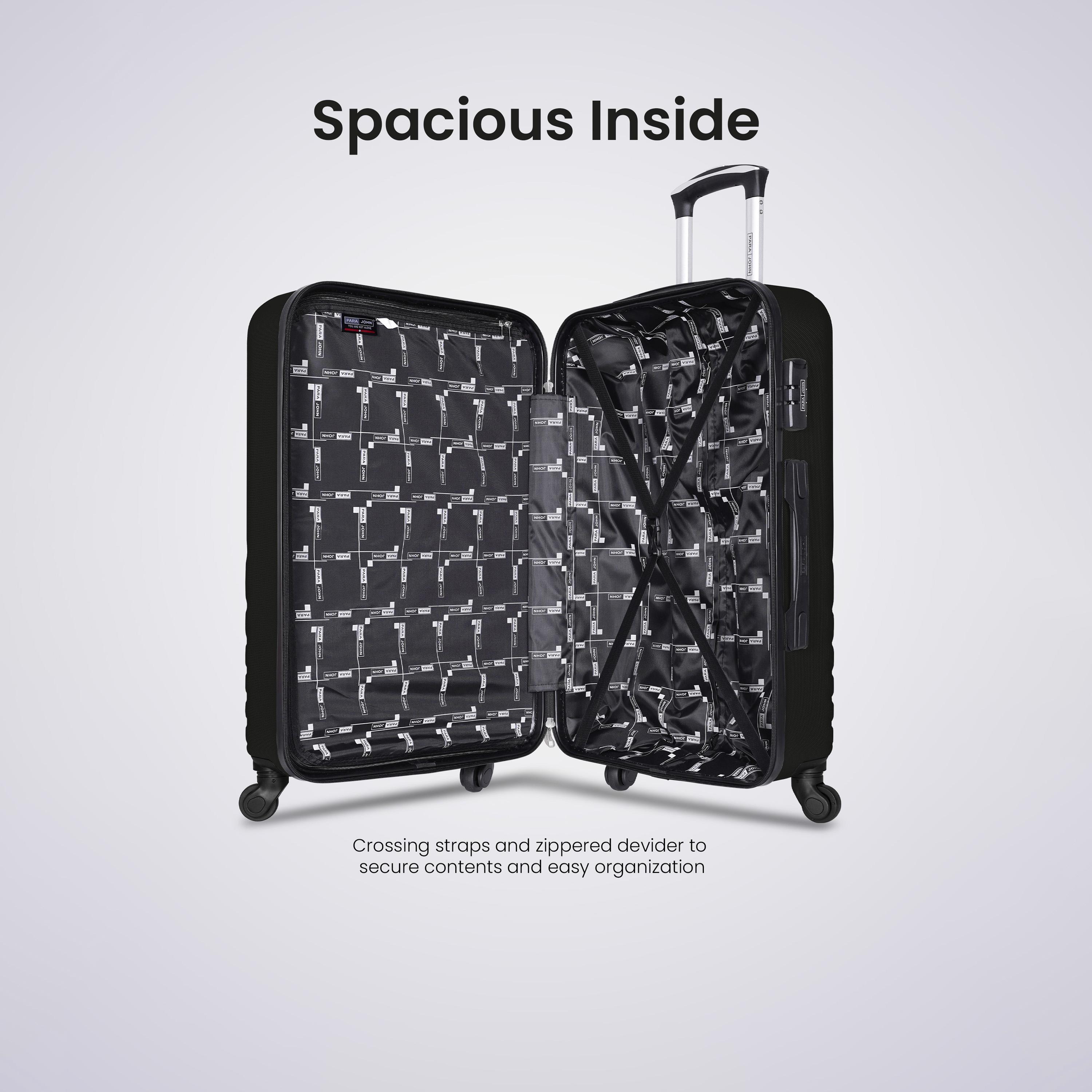 Para John Set of 3 ABS Hard Sided 4-Wheeler Spinner Trolley Bag with TSA Lock-travel-luggagesandbags-luggage-image-32