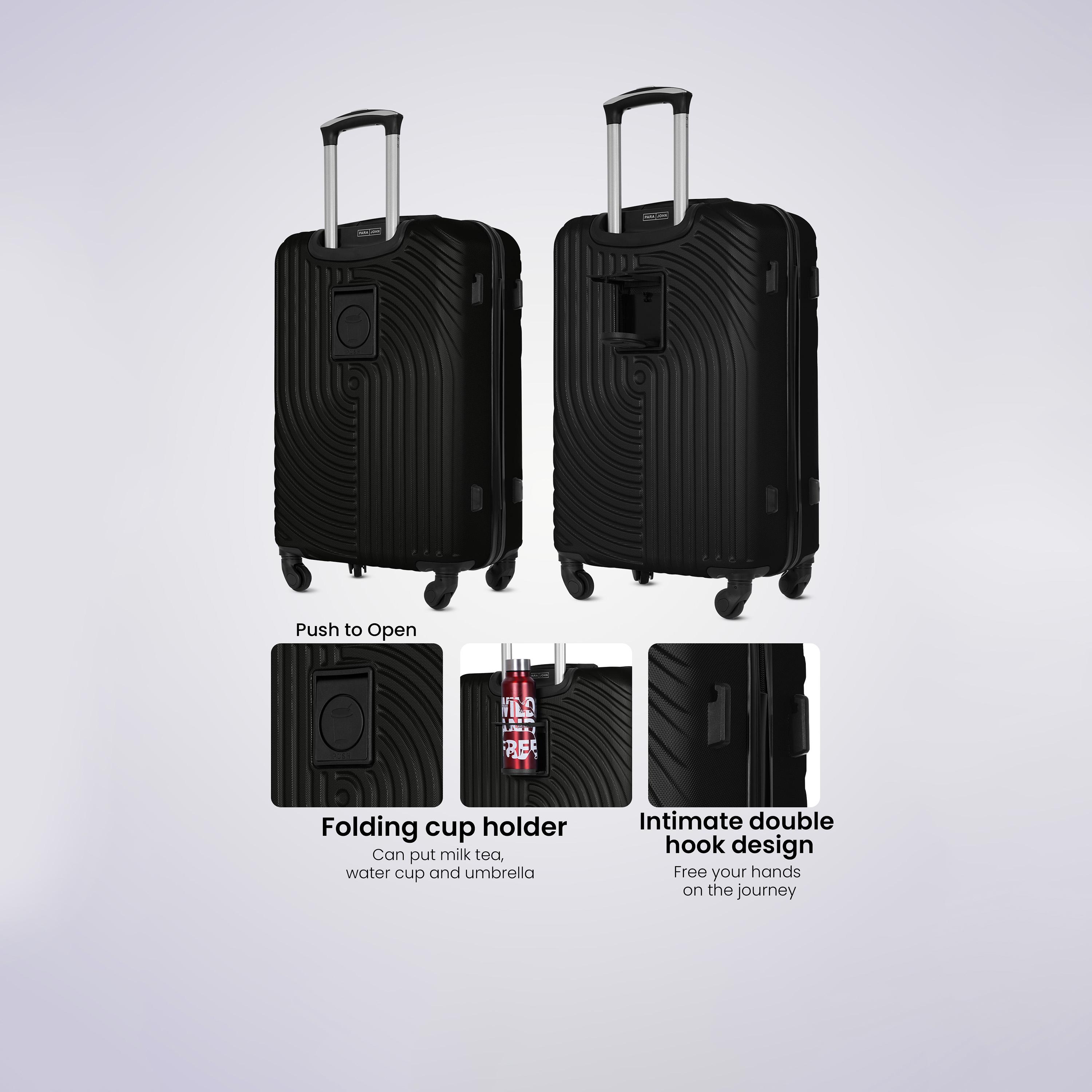 Para John Set of 3 ABS Hard Sided 4-Wheeler Spinner Trolley Bag with TSA Lock-travel-luggagesandbags-luggage-image-33