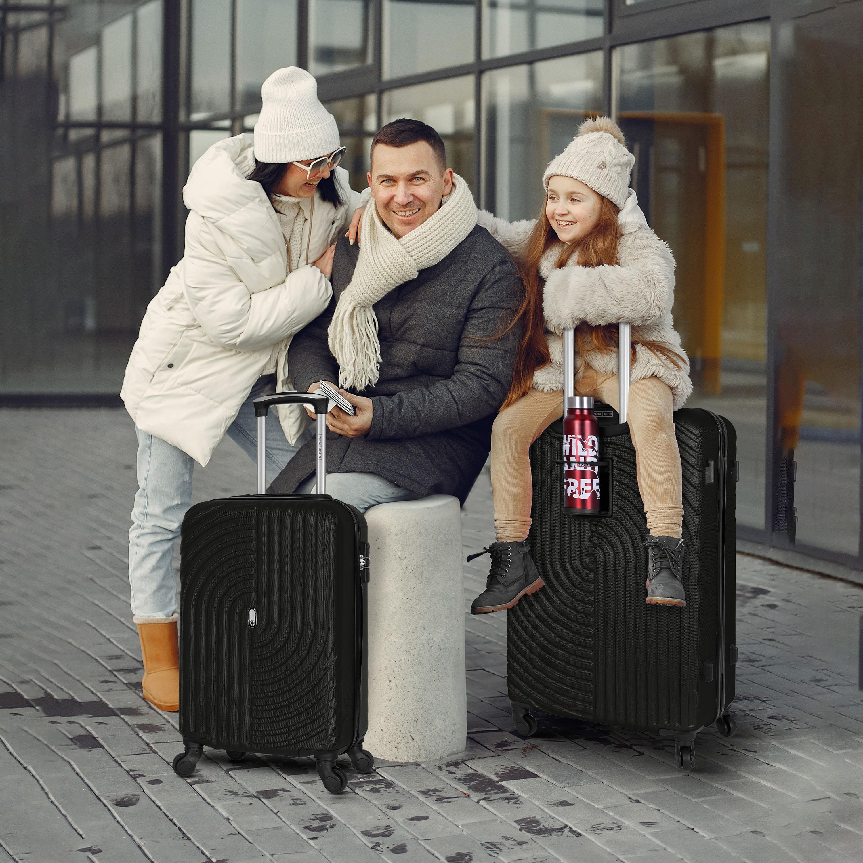 Para John Set of 3 ABS Hard Sided 4-Wheeler Spinner Trolley Bag with TSA Lock-travel-luggagesandbags-luggage-image-34