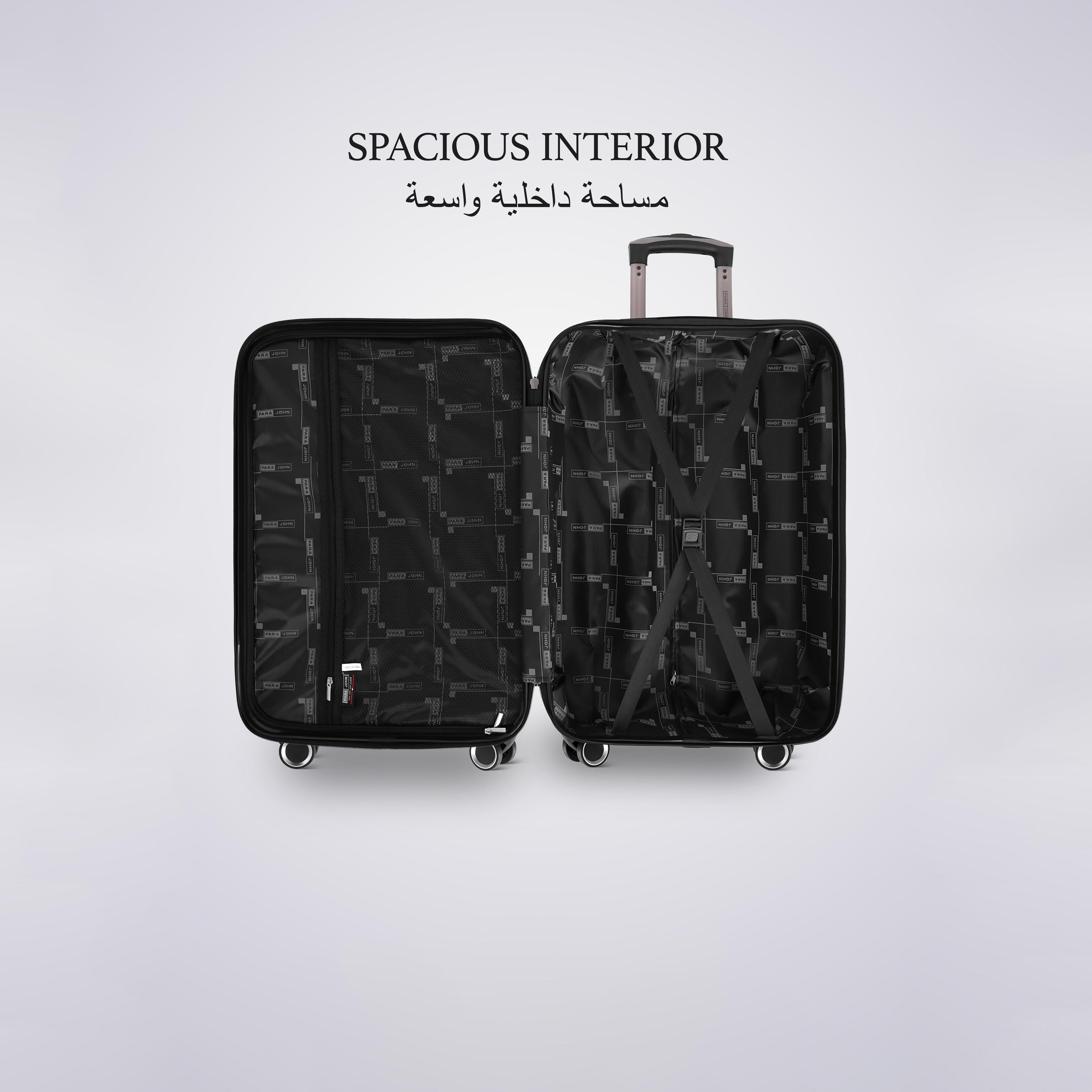 باراجون-  طقم 3 شنط سفر بأربع عجلات دوارة جوانب صلبة من مادة ABS وقفل TSA-travel-luggagesandbags-luggage-image-10