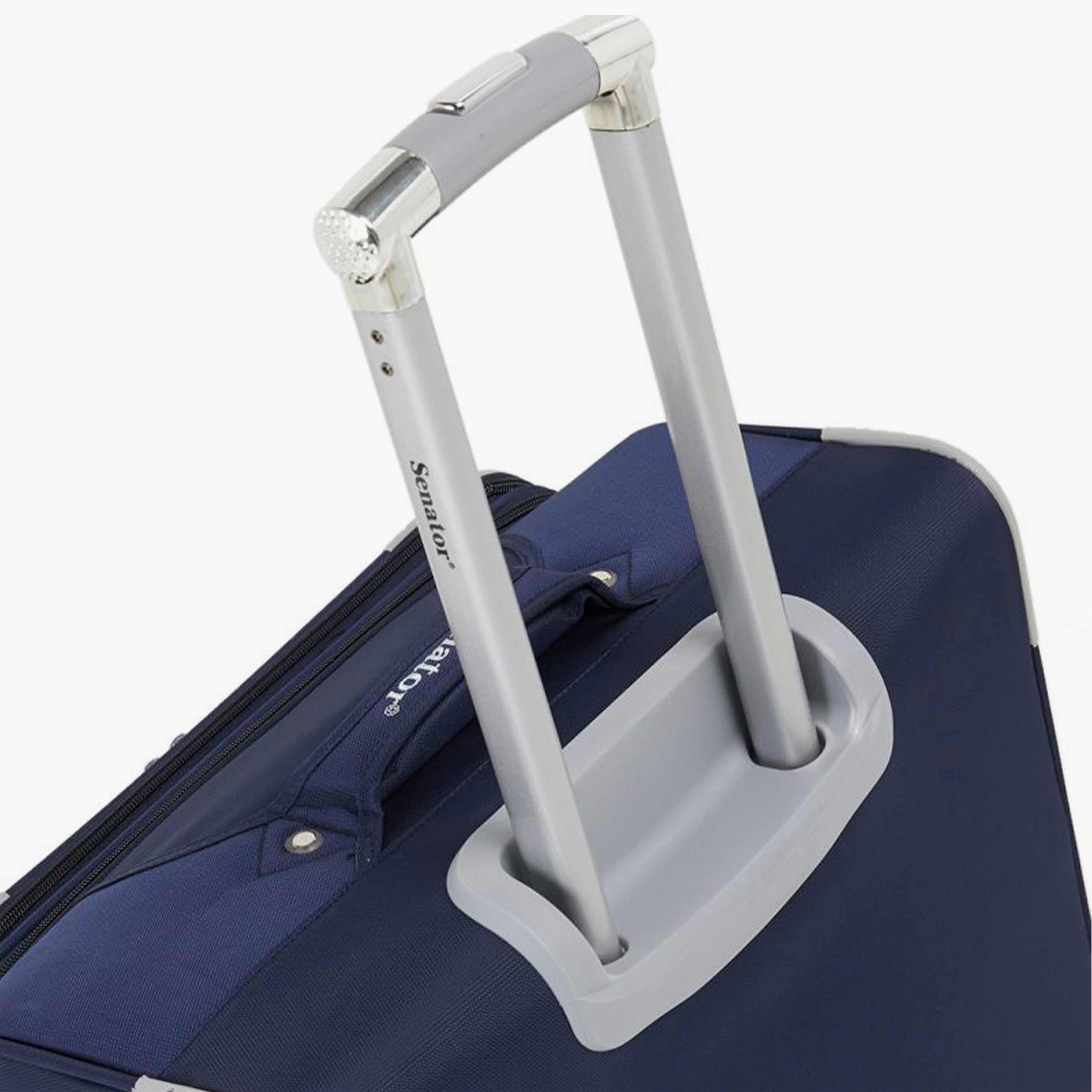 Senator 55 CM Small Cabin Nylon Soft Sided 4-Wheeler Spinner Trolley Bag with Built-in Combination lock | LL003-20-travel-luggagesandbags-luggage-image-8