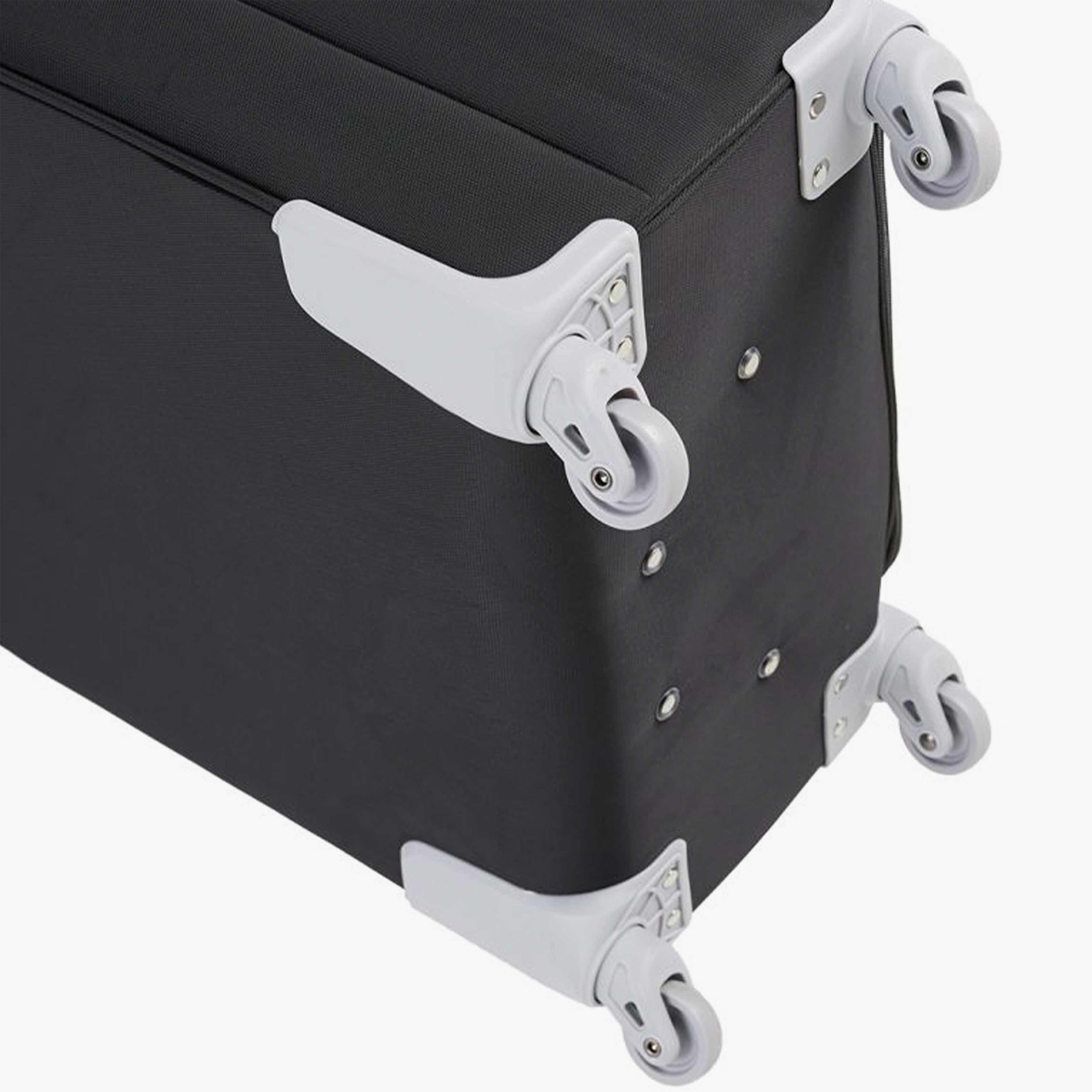 Senator 64 CM Medium Check-in Nylon Soft Sided 4-Wheeler Spinner Trolley Bag with Built-in Combination lock | LL003-24-travel-luggagesandbags-luggage-image-9