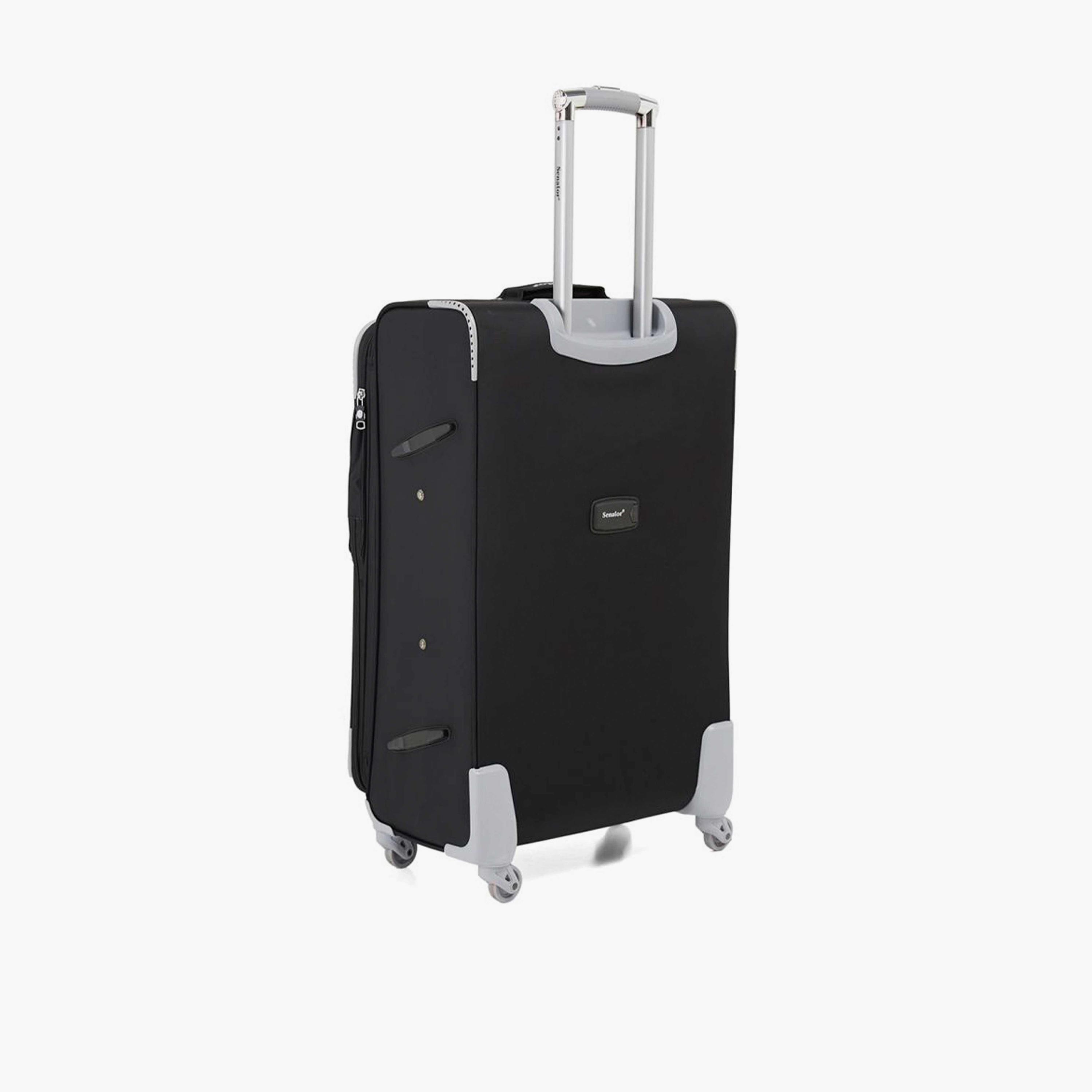 Senator 74 CM Large Check-in Nylon Soft Sided 4-Wheeler Spinner Trolley Bag with Built-in Combination lock | LL003-28-travel-luggagesandbags-luggage-image-6