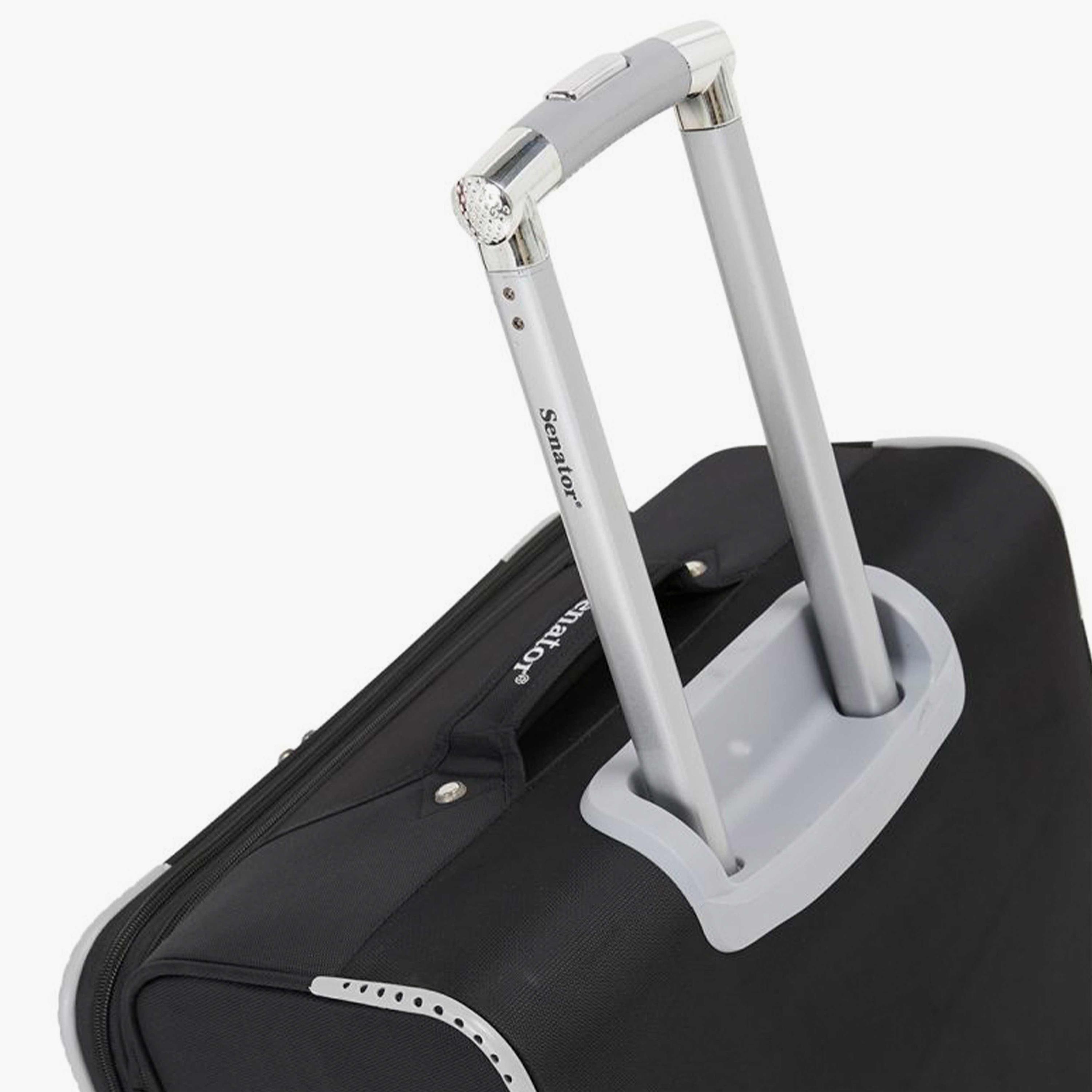 Senator 74 CM Large Check-in Nylon Soft Sided 4-Wheeler Spinner Trolley Bag with Built-in Combination lock | LL003-28-travel-luggagesandbags-luggage-image-7